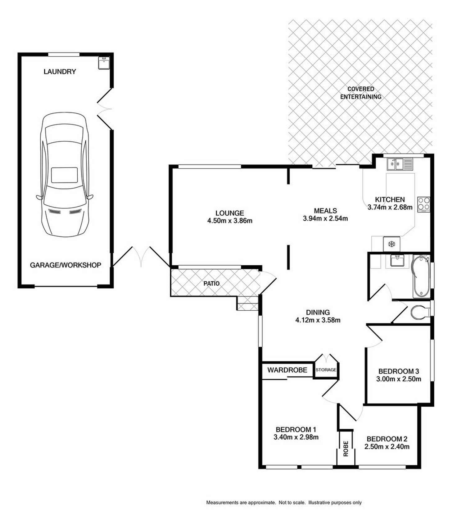 Floorplan of Homely house listing, 16 Robinson Road, Cranebrook NSW 2749
