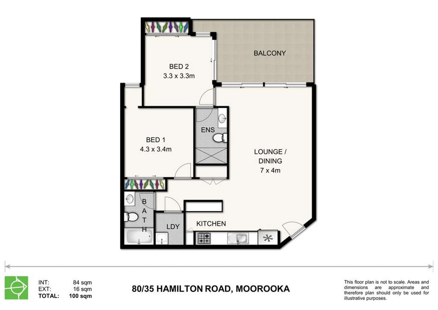 Floorplan of Homely unit listing, 80/35 Hamilton Road, Moorooka QLD 4105