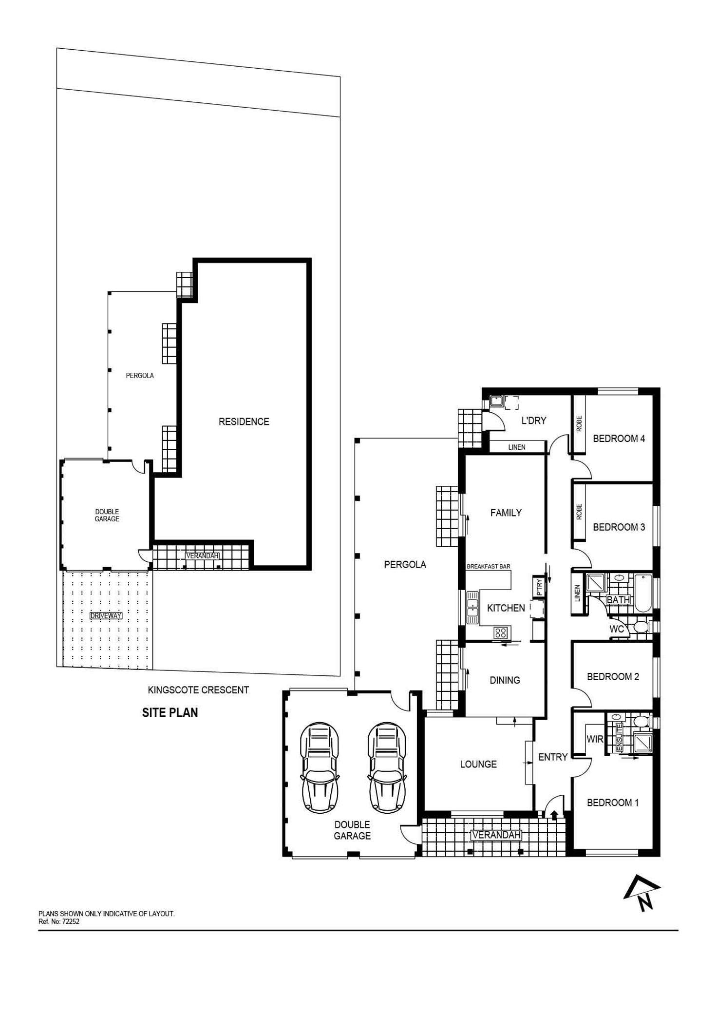 Floorplan of Homely house listing, 16 Kingscote Crescent, Bonython ACT 2905