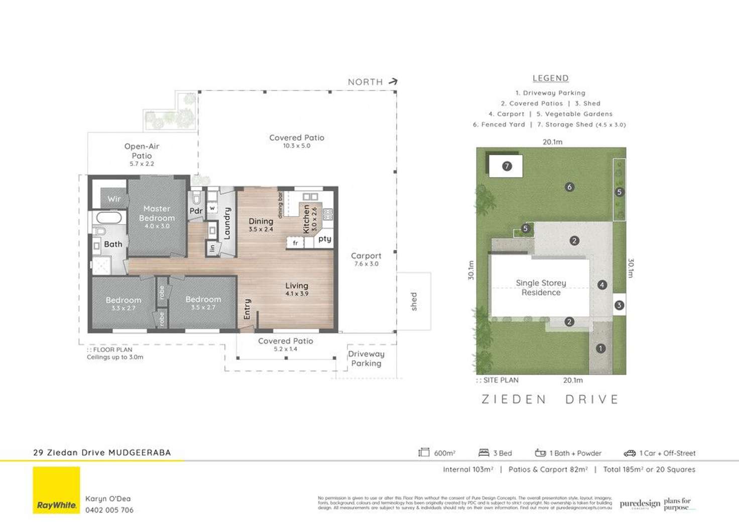 Floorplan of Homely house listing, 29 Ziedan Drive, Mudgeeraba QLD 4213