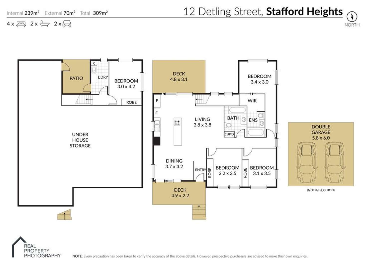 Floorplan of Homely house listing, 12 Detling Street, Stafford Heights QLD 4053