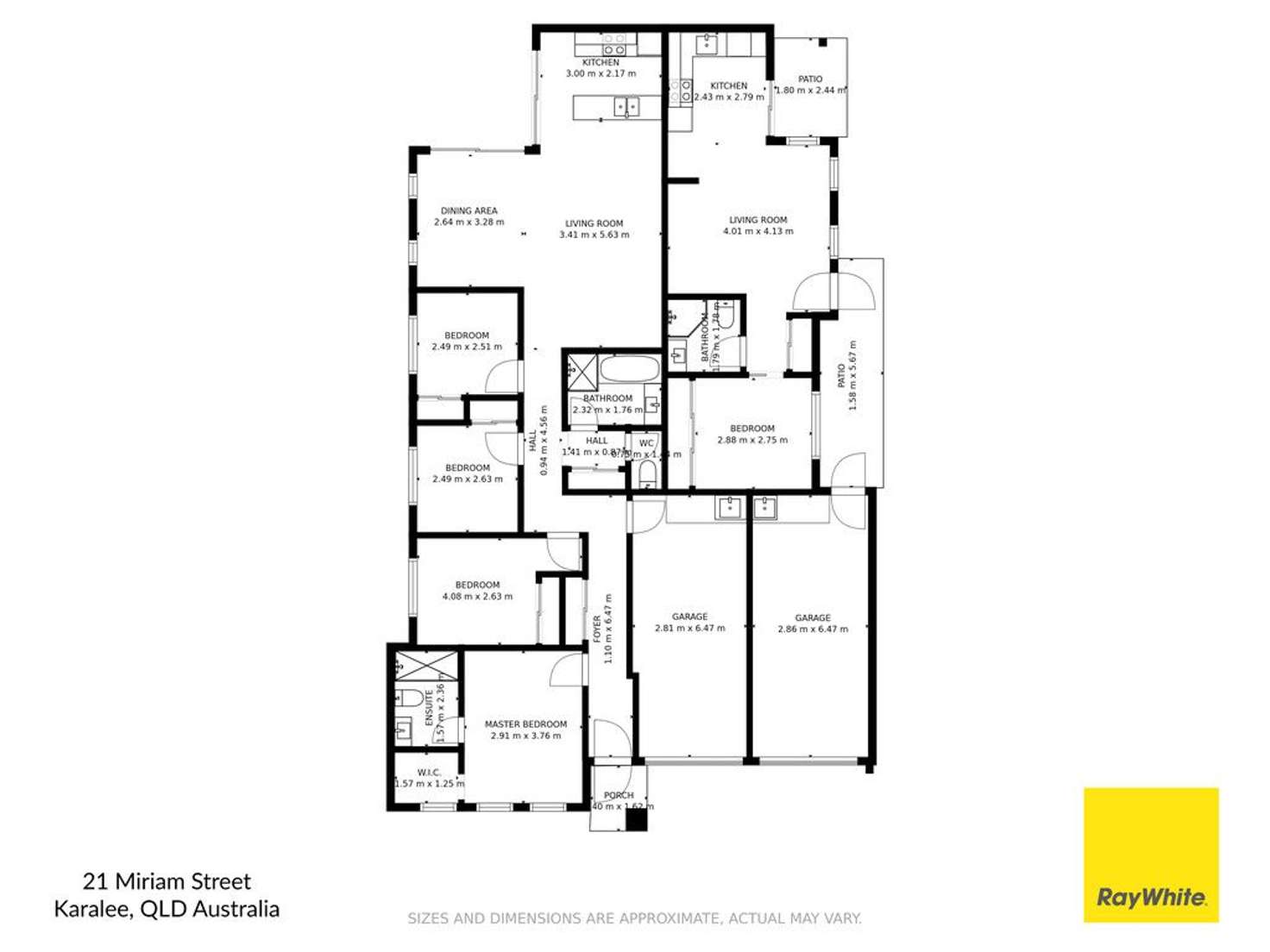 Floorplan of Homely house listing, 21 Miriam Street, Karalee QLD 4306