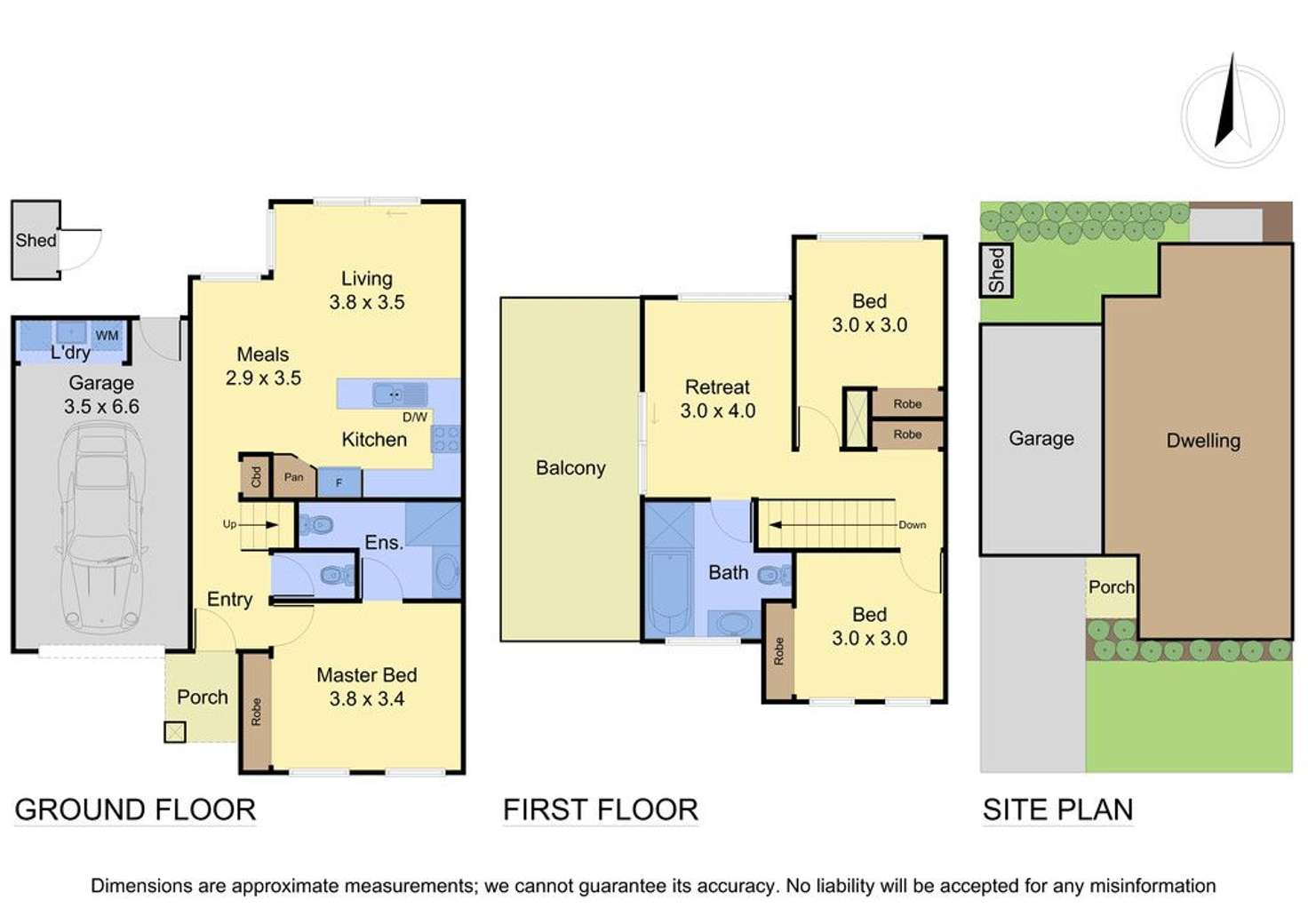 Floorplan of Homely house listing, 1B Rosa Street, Scoresby VIC 3179