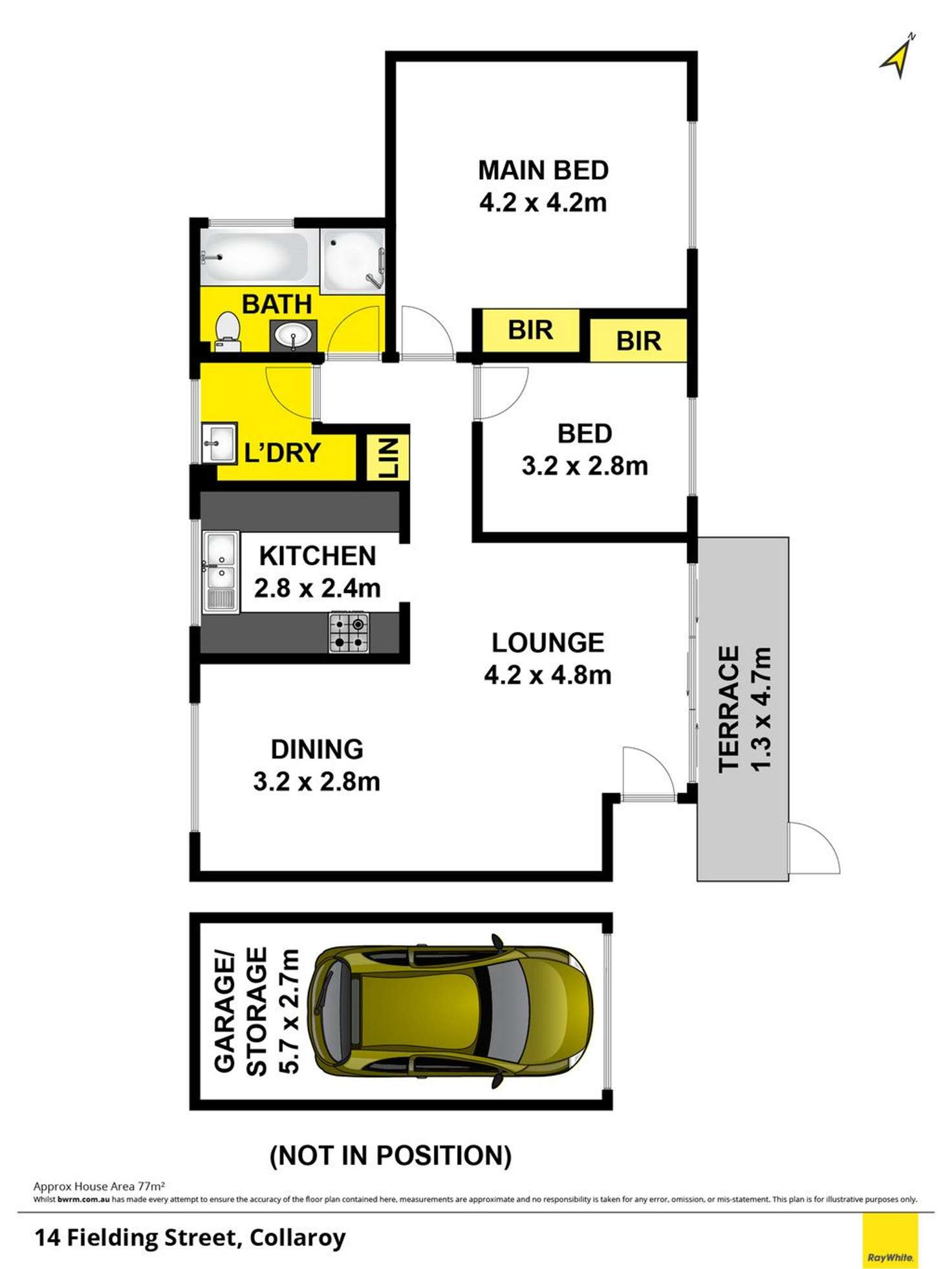 Floorplan of Homely apartment listing, 1/14 Fielding Street, Collaroy NSW 2097