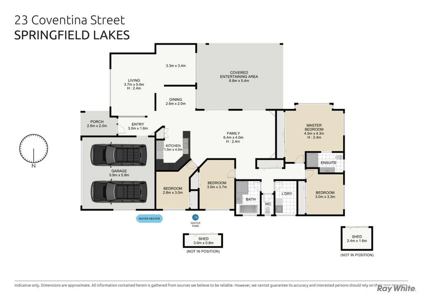 Floorplan of Homely house listing, 23 Coventina Crescent, Springfield Lakes QLD 4300