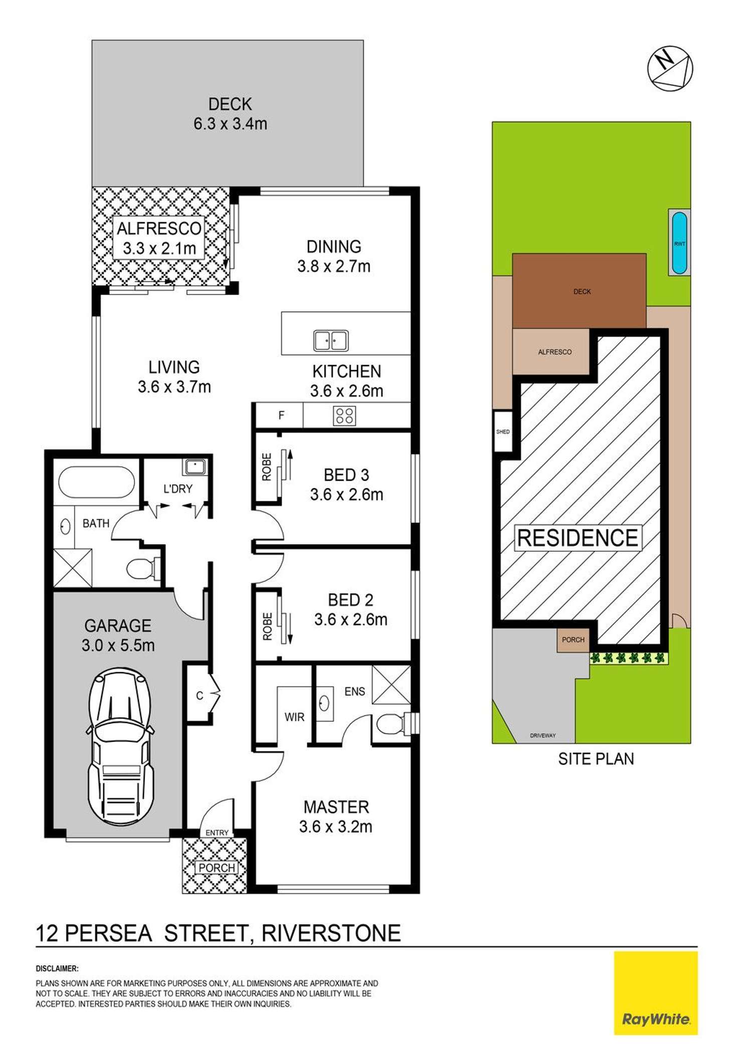 Floorplan of Homely house listing, 12 Persea Avenue, Riverstone NSW 2765
