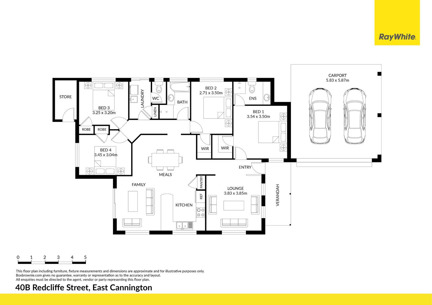 Floorplan of Homely house listing, 40B Redcliffe Street, East Cannington WA 6107