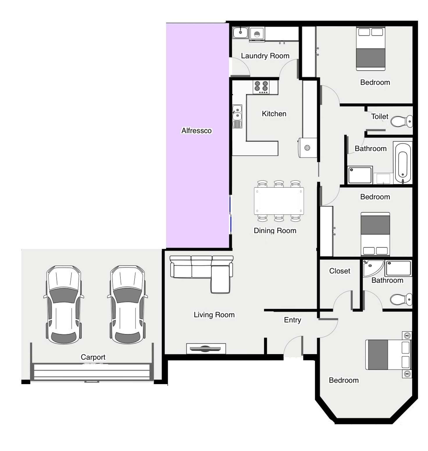 Floorplan of Homely house listing, 27 Canterbury Drive, Mildura VIC 3500