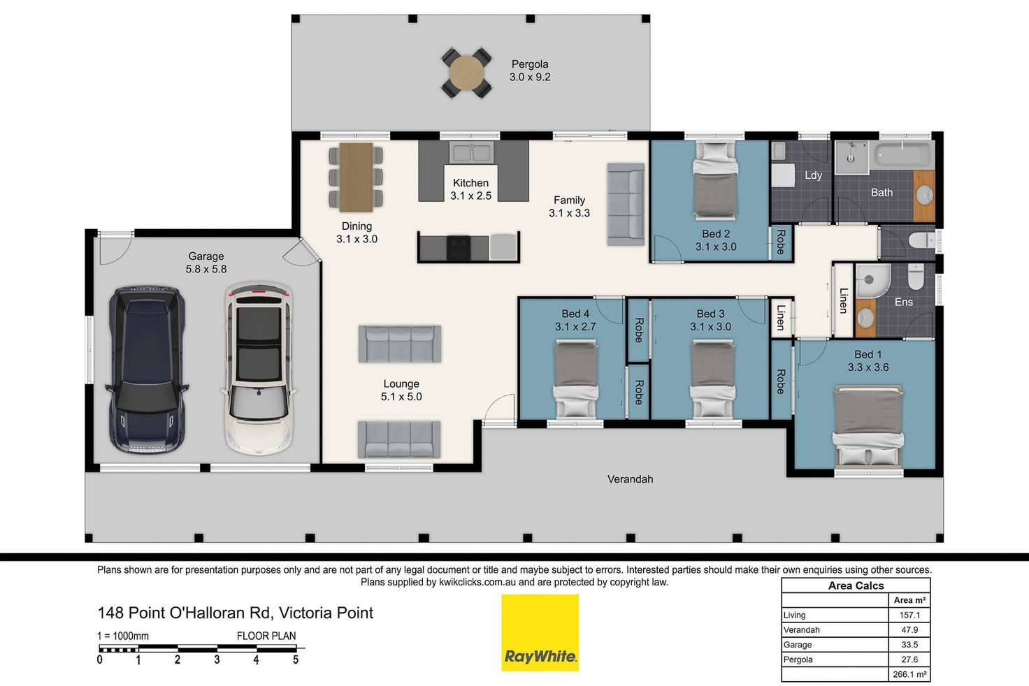 Floorplan of Homely house listing, 148 Point O'Halloran Road, Victoria Point QLD 4165