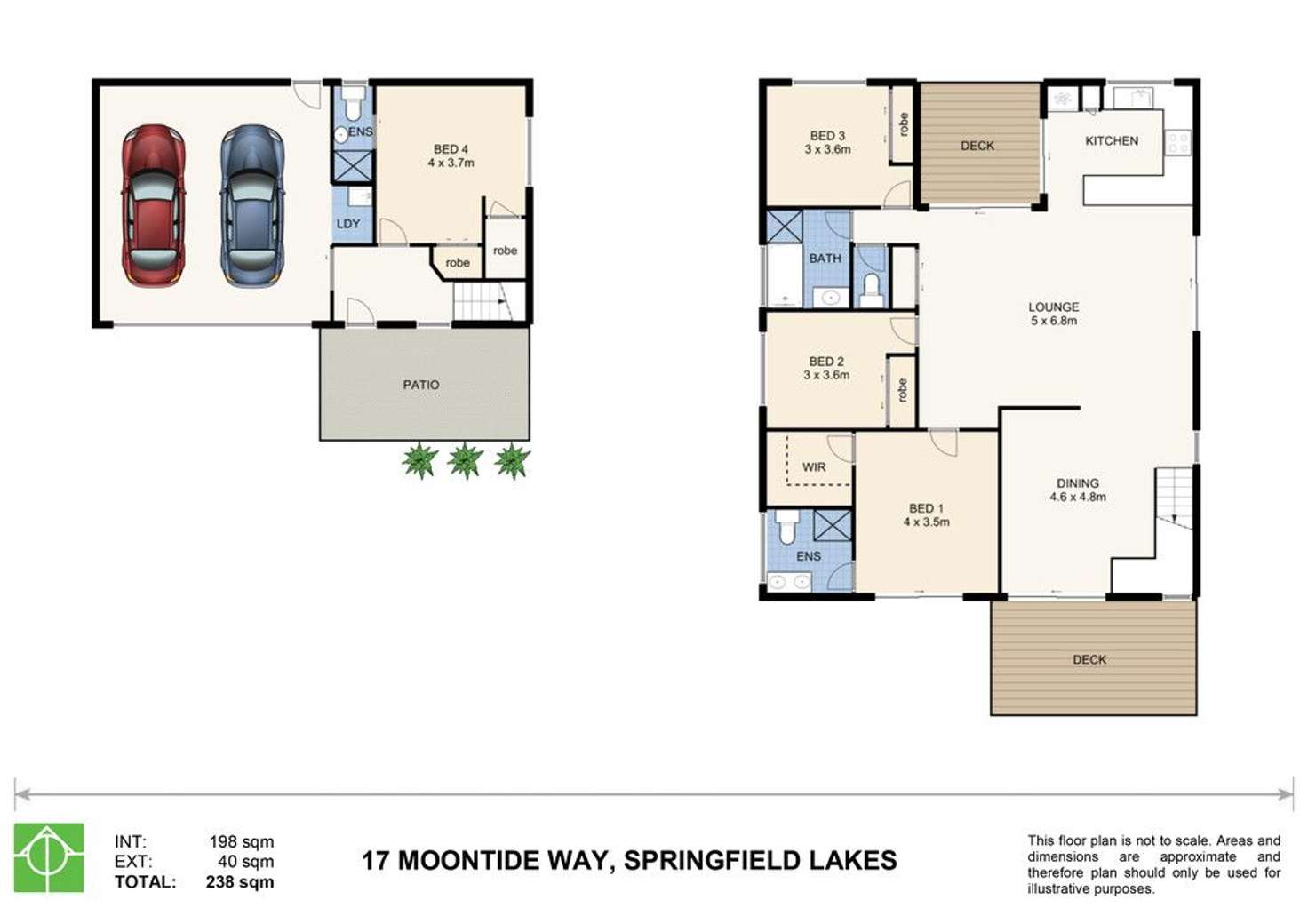 Floorplan of Homely house listing, 17 Moontide Way, Springfield Lakes QLD 4300