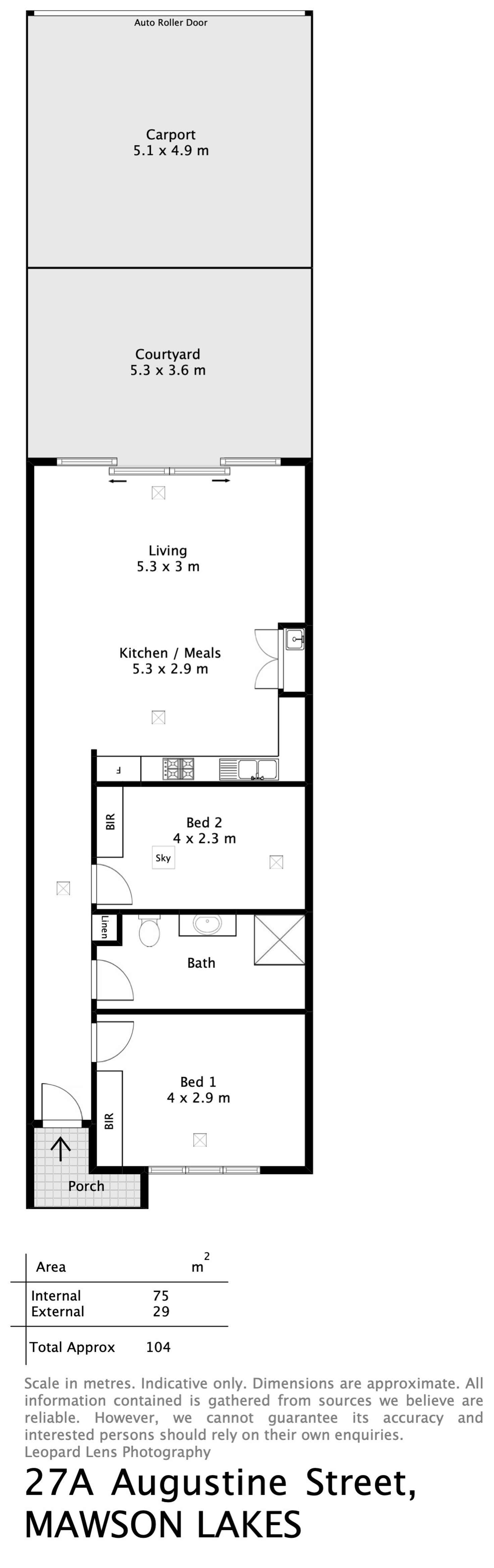 Floorplan of Homely house listing, 27A Augustine Street, Mawson Lakes SA 5095