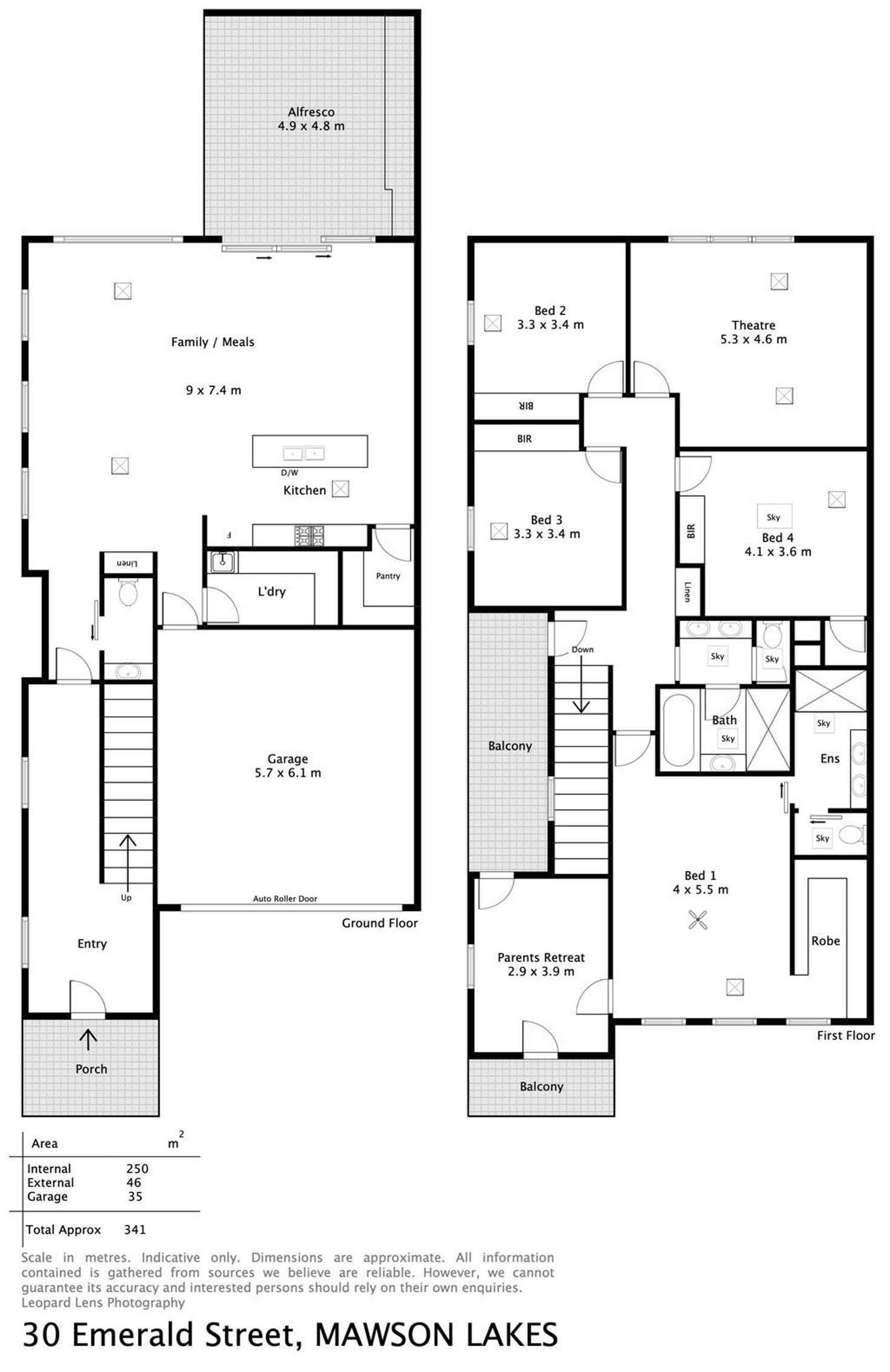 Floorplan of Homely house listing, 30 Emerald Street, Mawson Lakes SA 5095