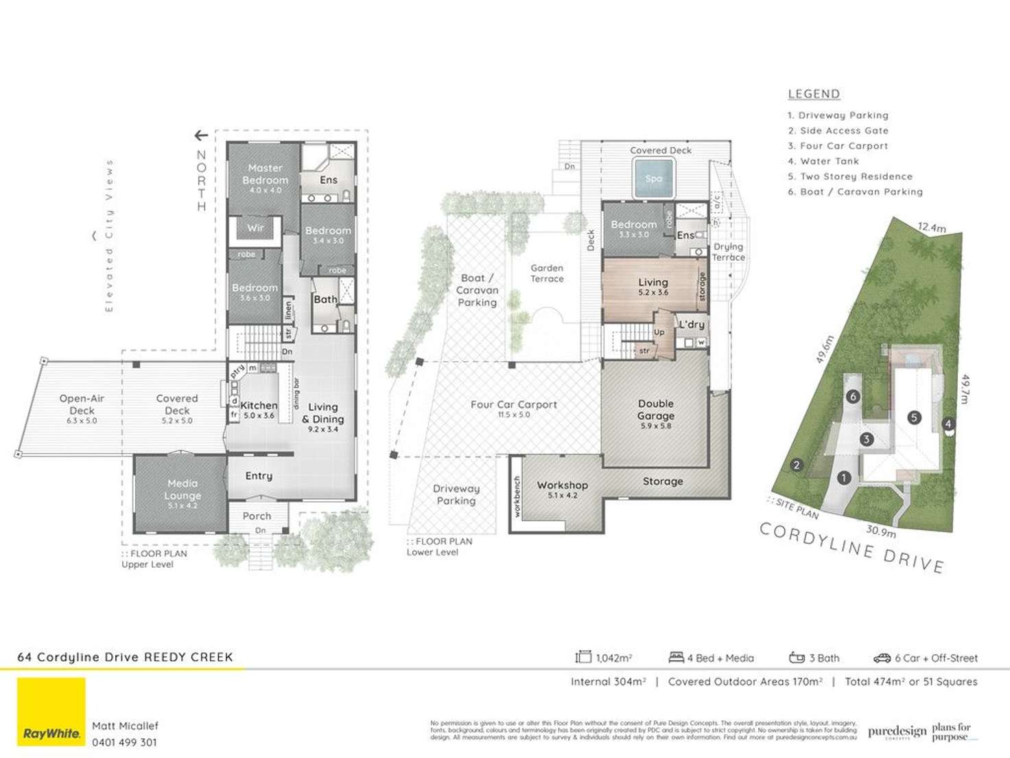 Floorplan of Homely house listing, 64 Cordyline Drive, Reedy Creek QLD 4227