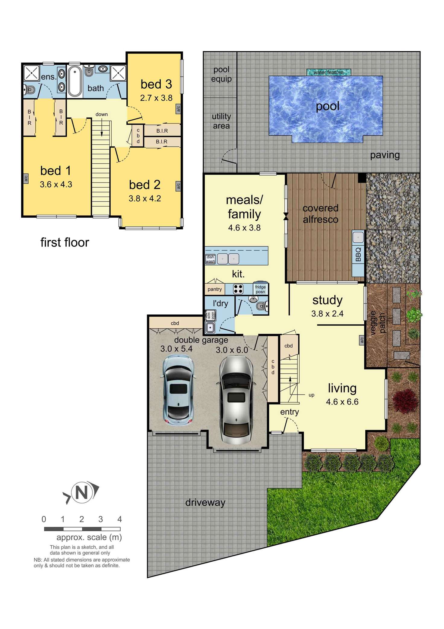 Floorplan of Homely house listing, 4 Phillimore Drive, Mulgrave VIC 3170