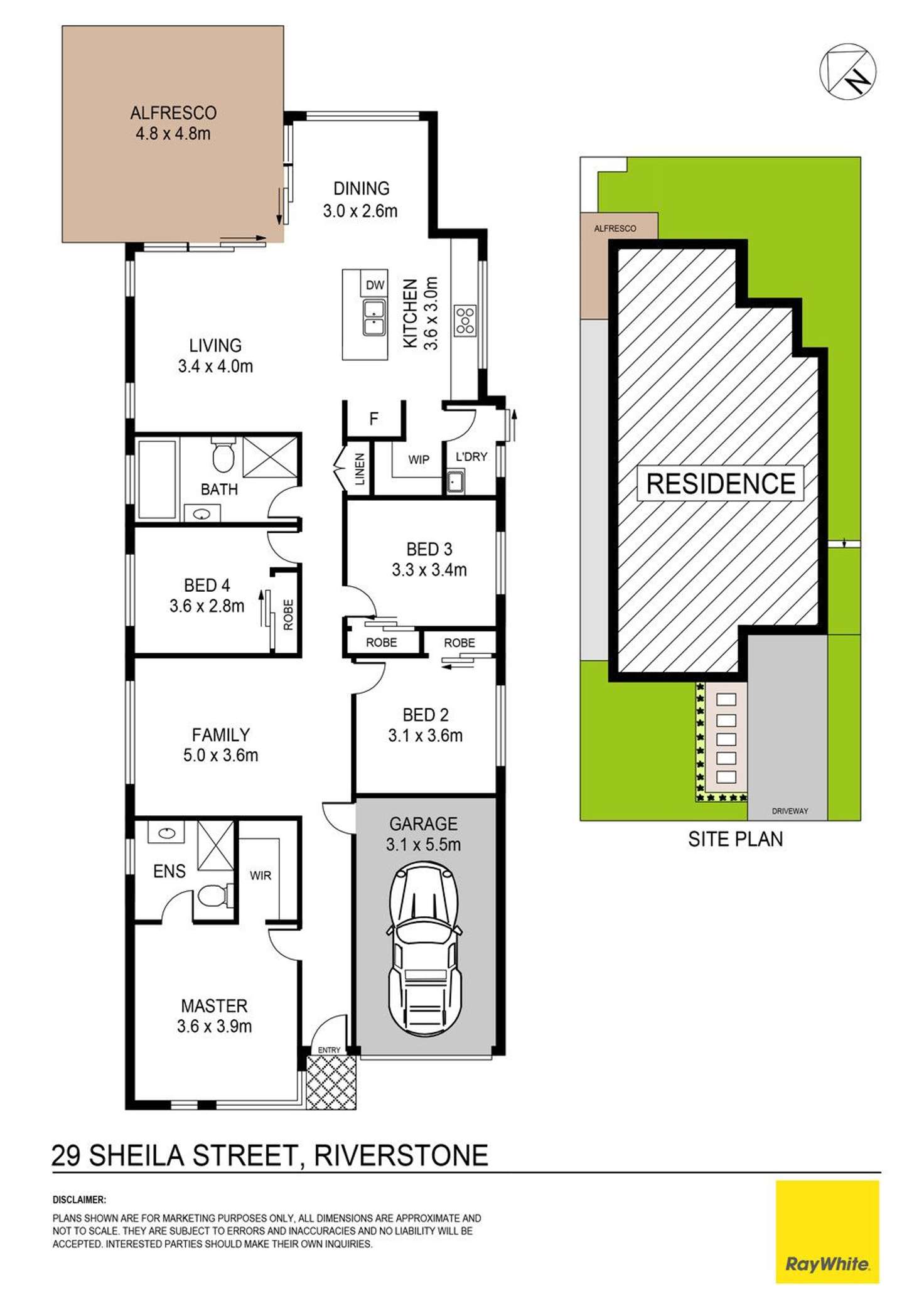 Floorplan of Homely house listing, 29 Sheila Street, Grantham Farm, Riverstone NSW 2765