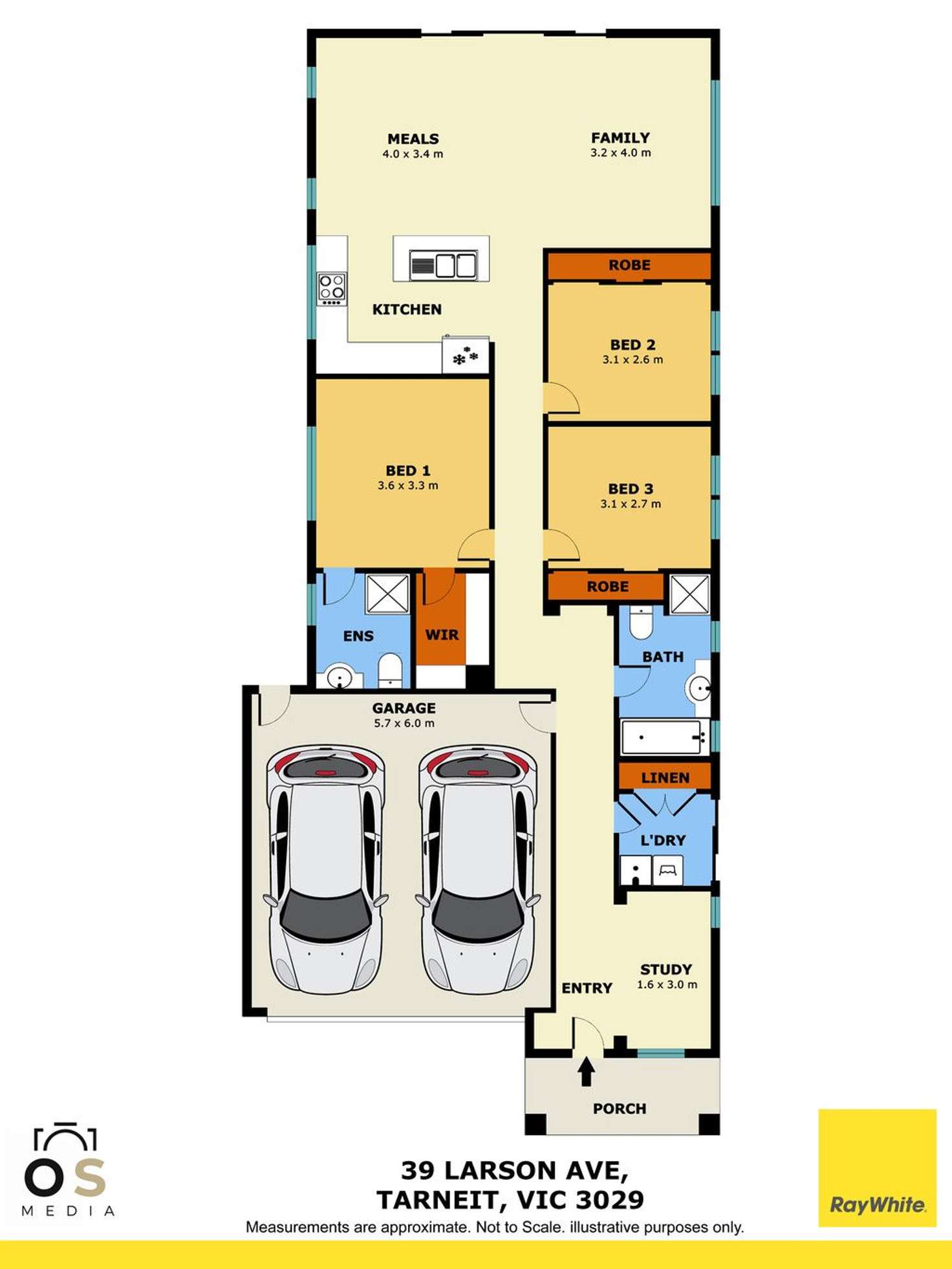 Floorplan of Homely house listing, 39 Larson Avenue, Tarneit VIC 3029