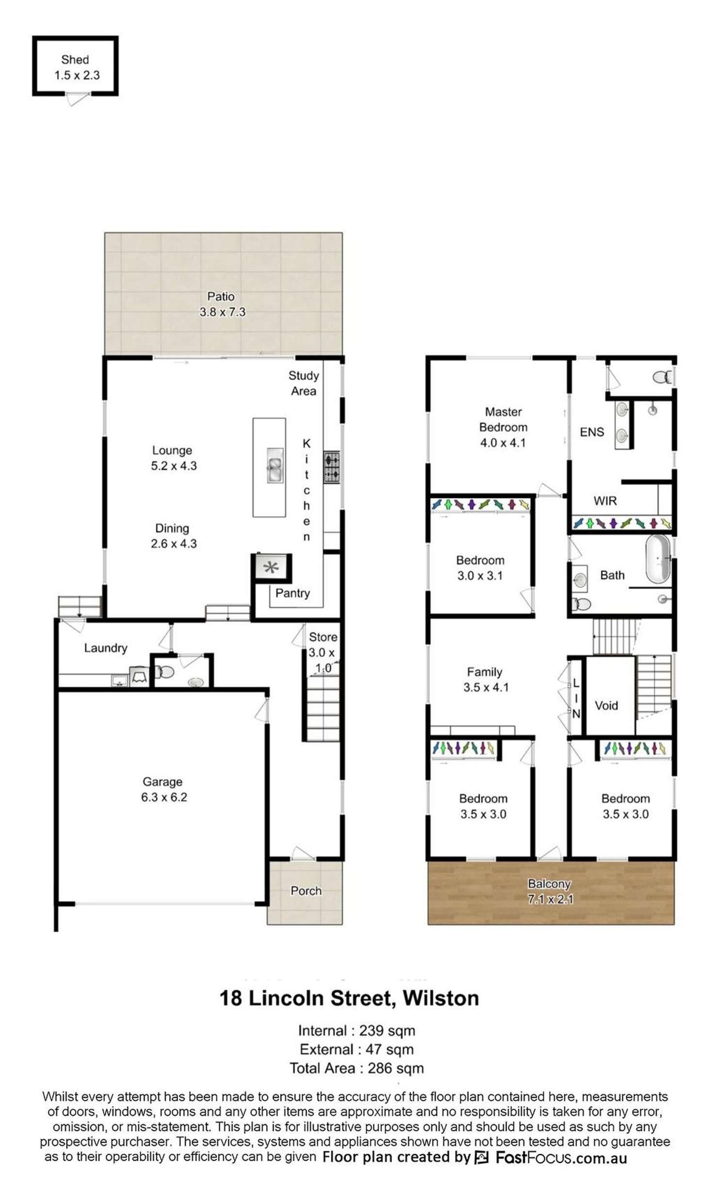 Floorplan of Homely house listing, 18 Lincoln Street, Wilston QLD 4051