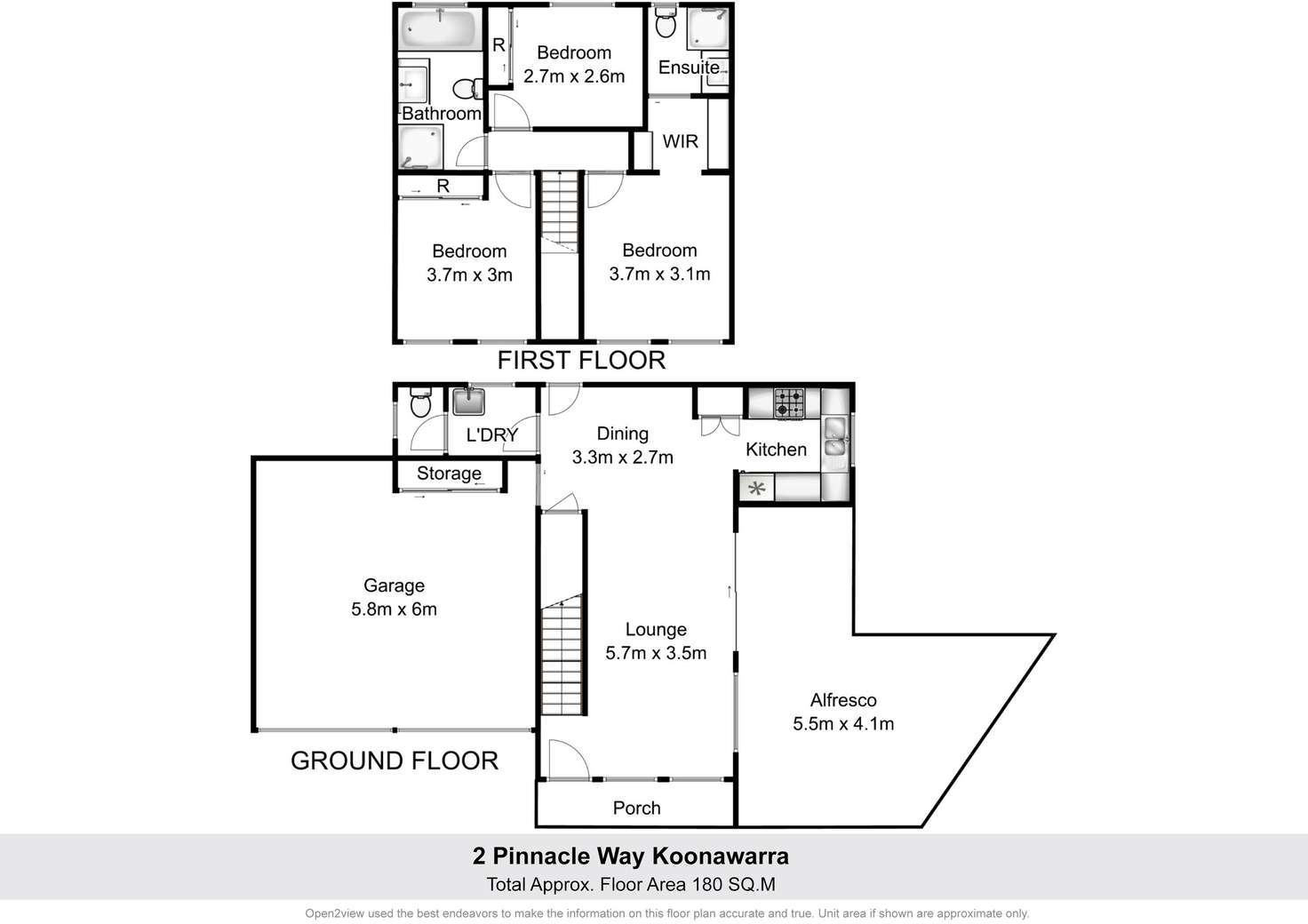 Floorplan of Homely house listing, 2 Pinnacle Way, Koonawarra NSW 2530