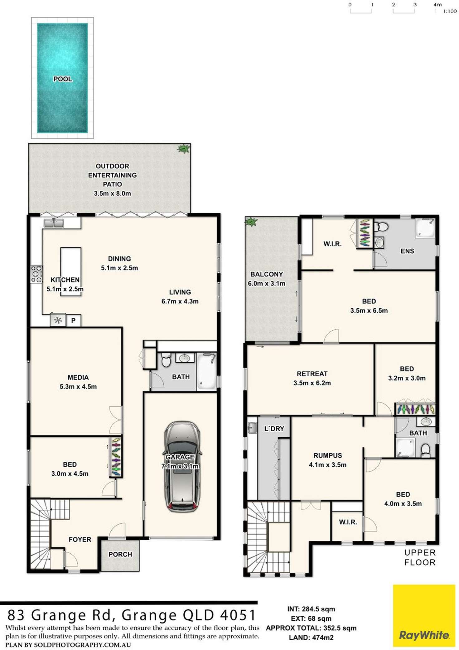 Floorplan of Homely house listing, 83 Grange Road, Grange QLD 4051