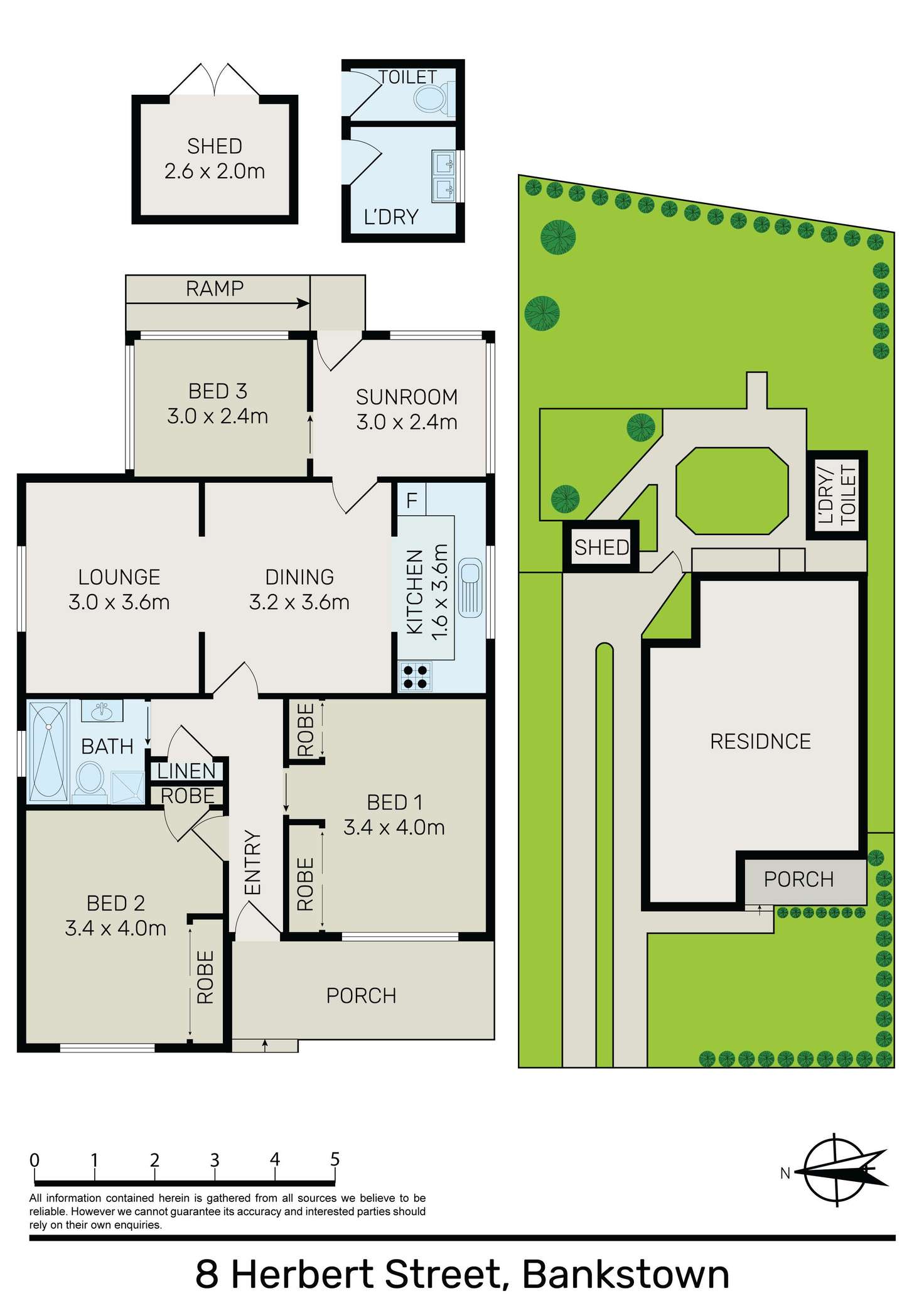 Floorplan of Homely house listing, 8 Herbert Street, Bankstown NSW 2200