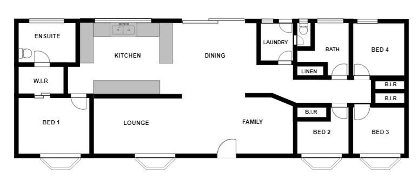 Floorplan of Homely house listing, 30 Woodforde Street, Port Augusta West SA 5700