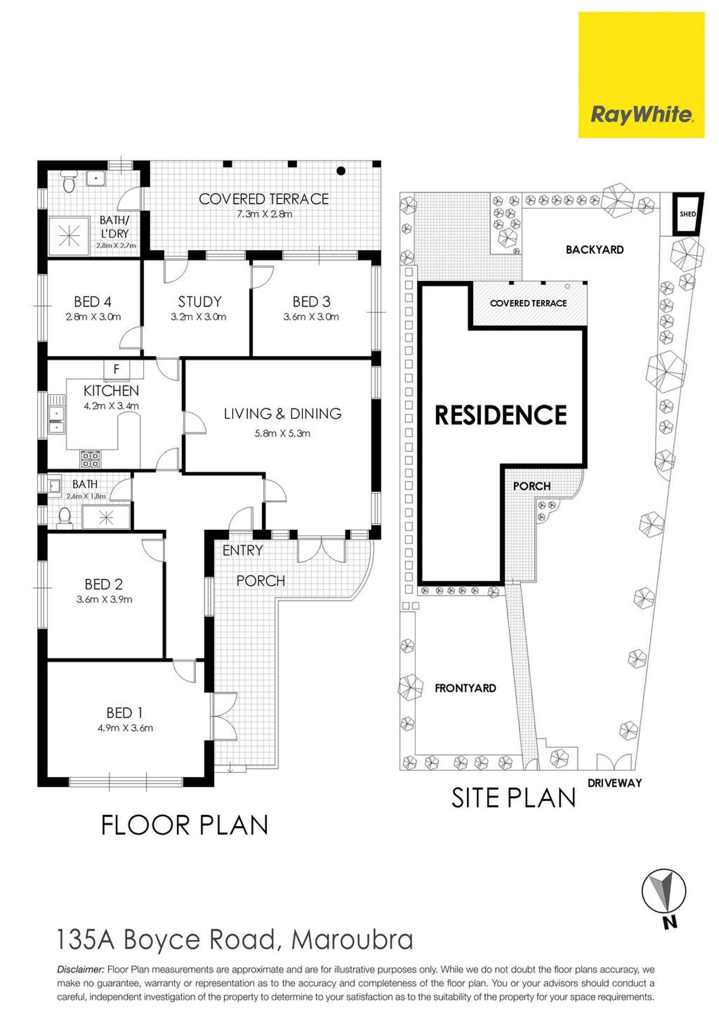 Floorplan of Homely house listing, 135A Boyce Road, Maroubra NSW 2035