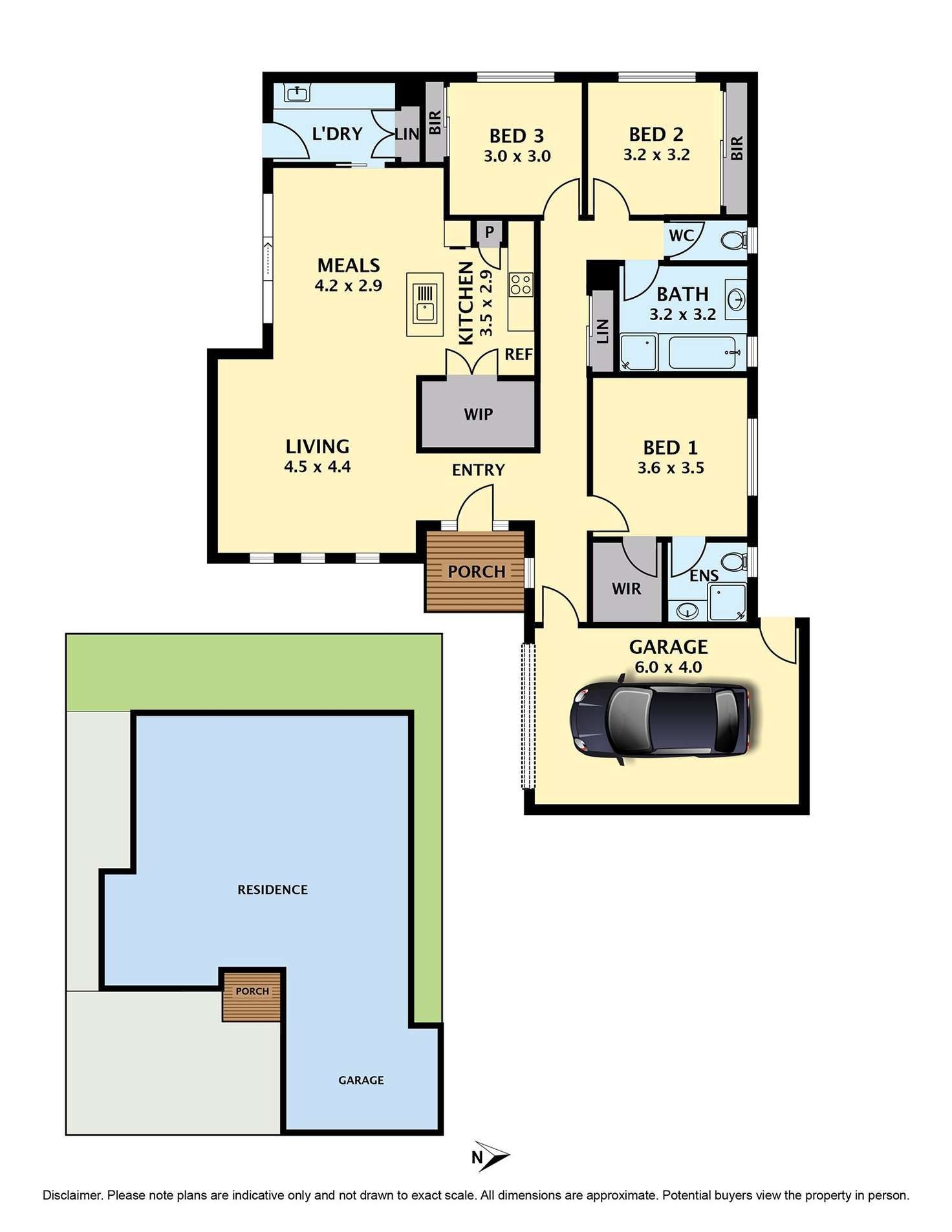 Floorplan of Homely unit listing, 2/33 Hare Street, Fawkner VIC 3060