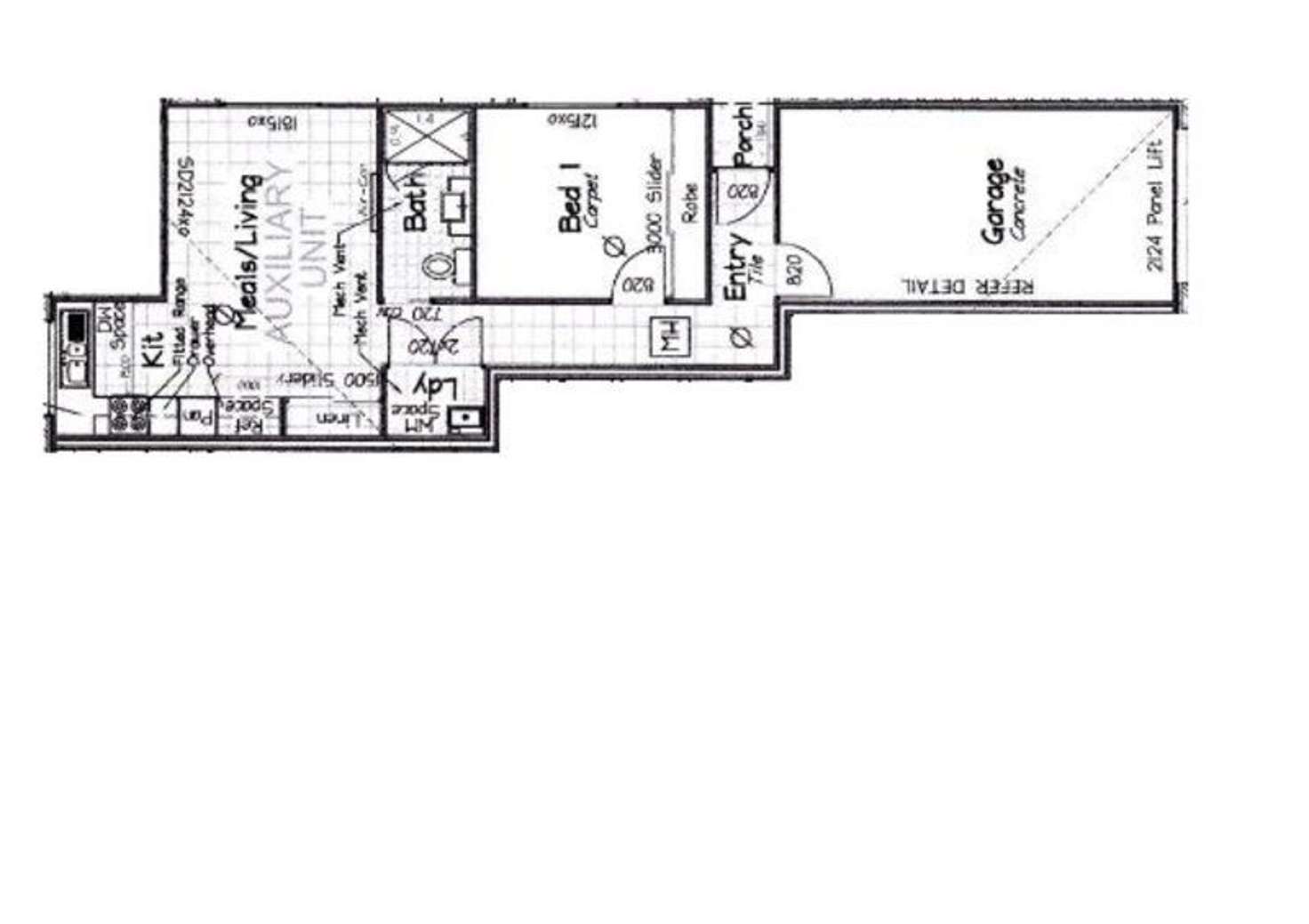 Floorplan of Homely semiDetached listing, 2/5 Ludwig Street, Leichhardt QLD 4305