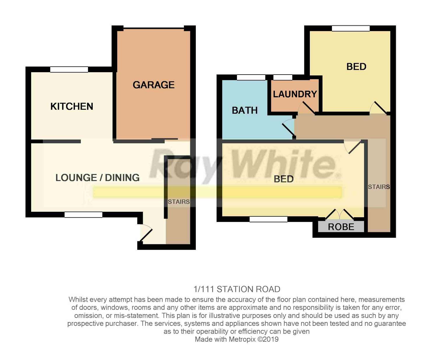 Floorplan of Homely townhouse listing, 1/111 Station Road, Woodridge QLD 4114