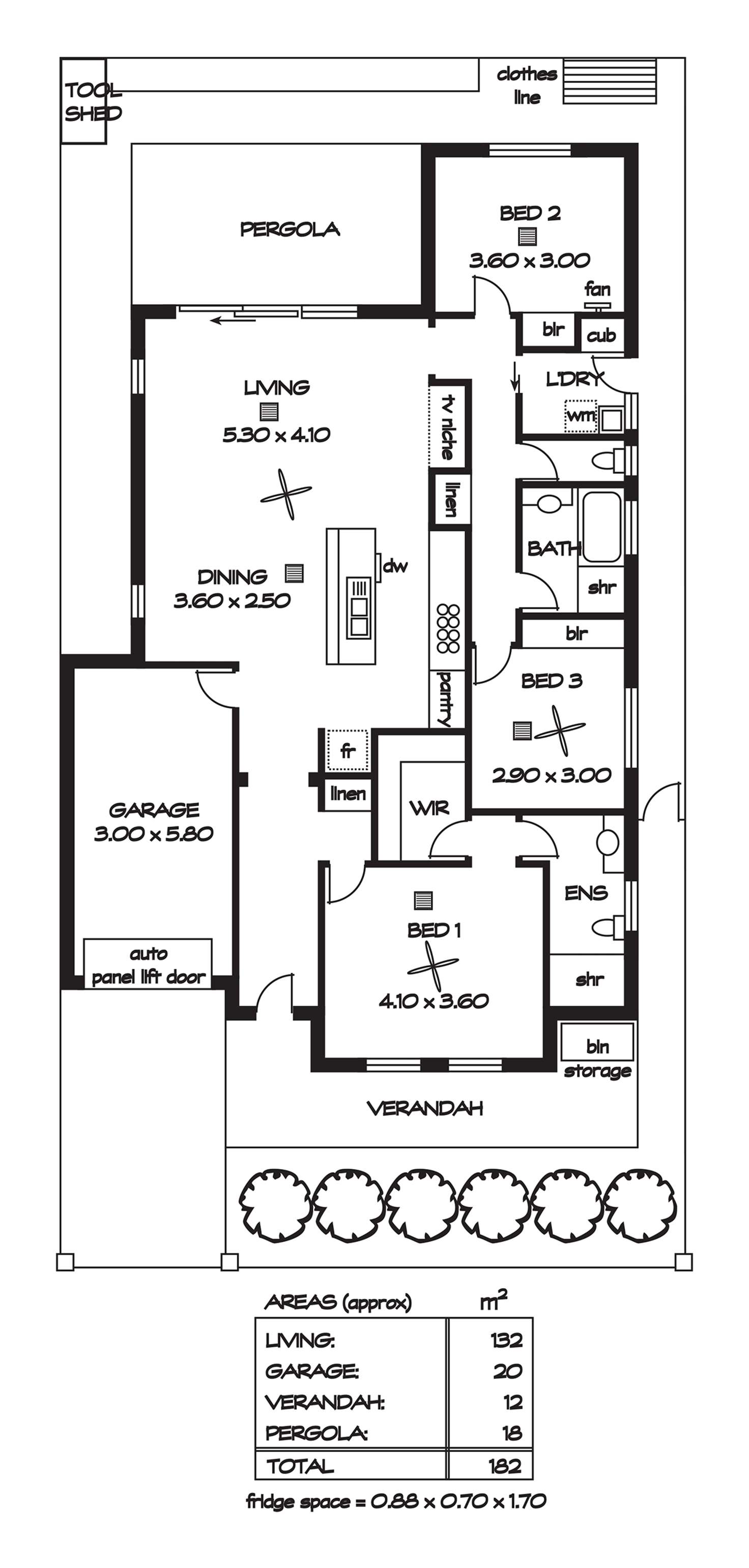 Floorplan of Homely house listing, 24 Shoalhaven Circuit, Mawson Lakes SA 5095