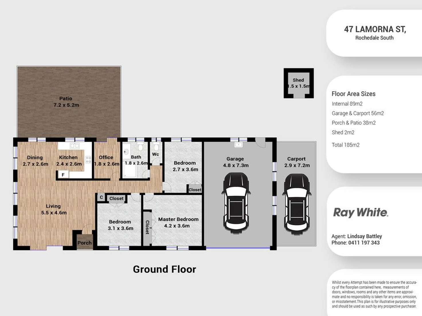 Floorplan of Homely house listing, 47 Lamorna Street, Rochedale South QLD 4123