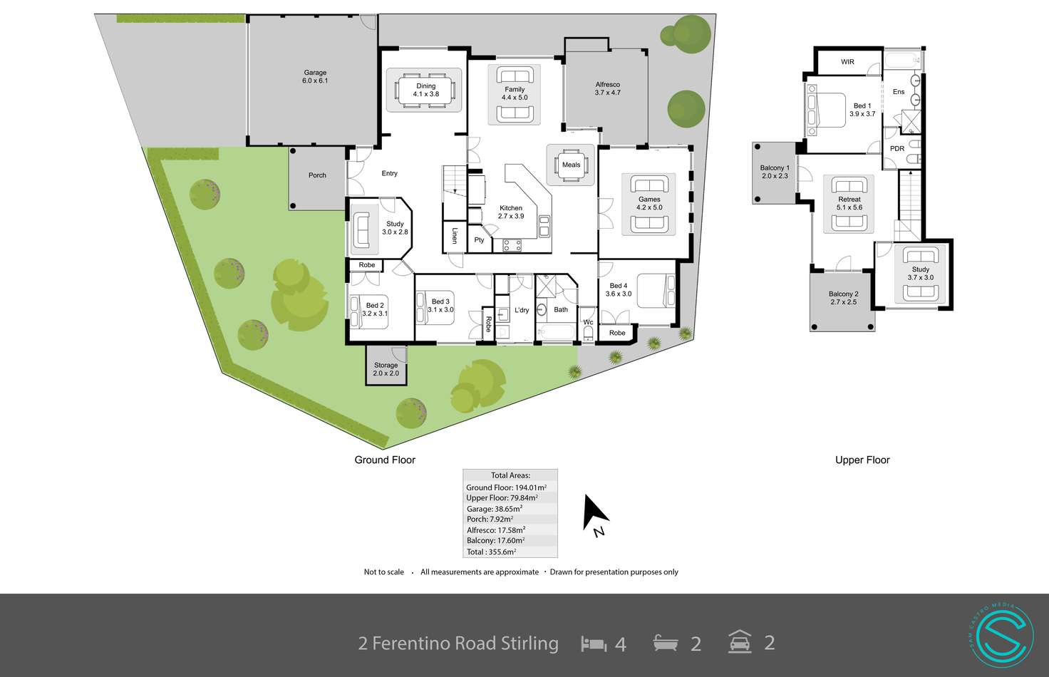 Floorplan of Homely house listing, 2 Ferentino Road, Stirling WA 6021