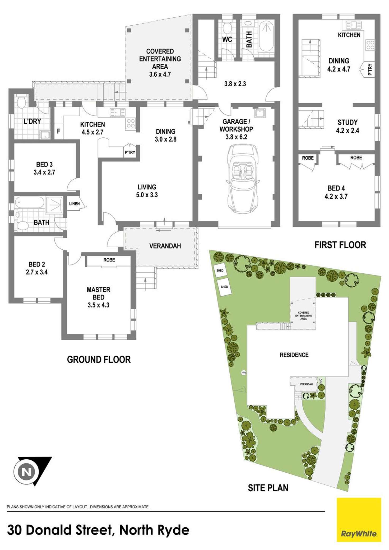 Floorplan of Homely house listing, 30 Donald Street, North Ryde NSW 2113