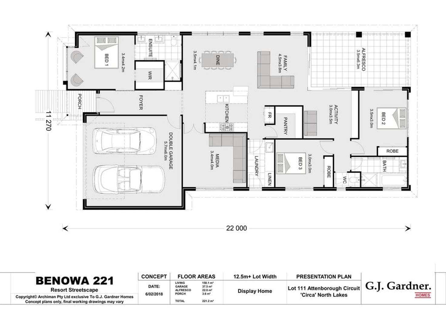 Floorplan of Homely house listing, 71 Attenborough Circuit, North Lakes QLD 4509