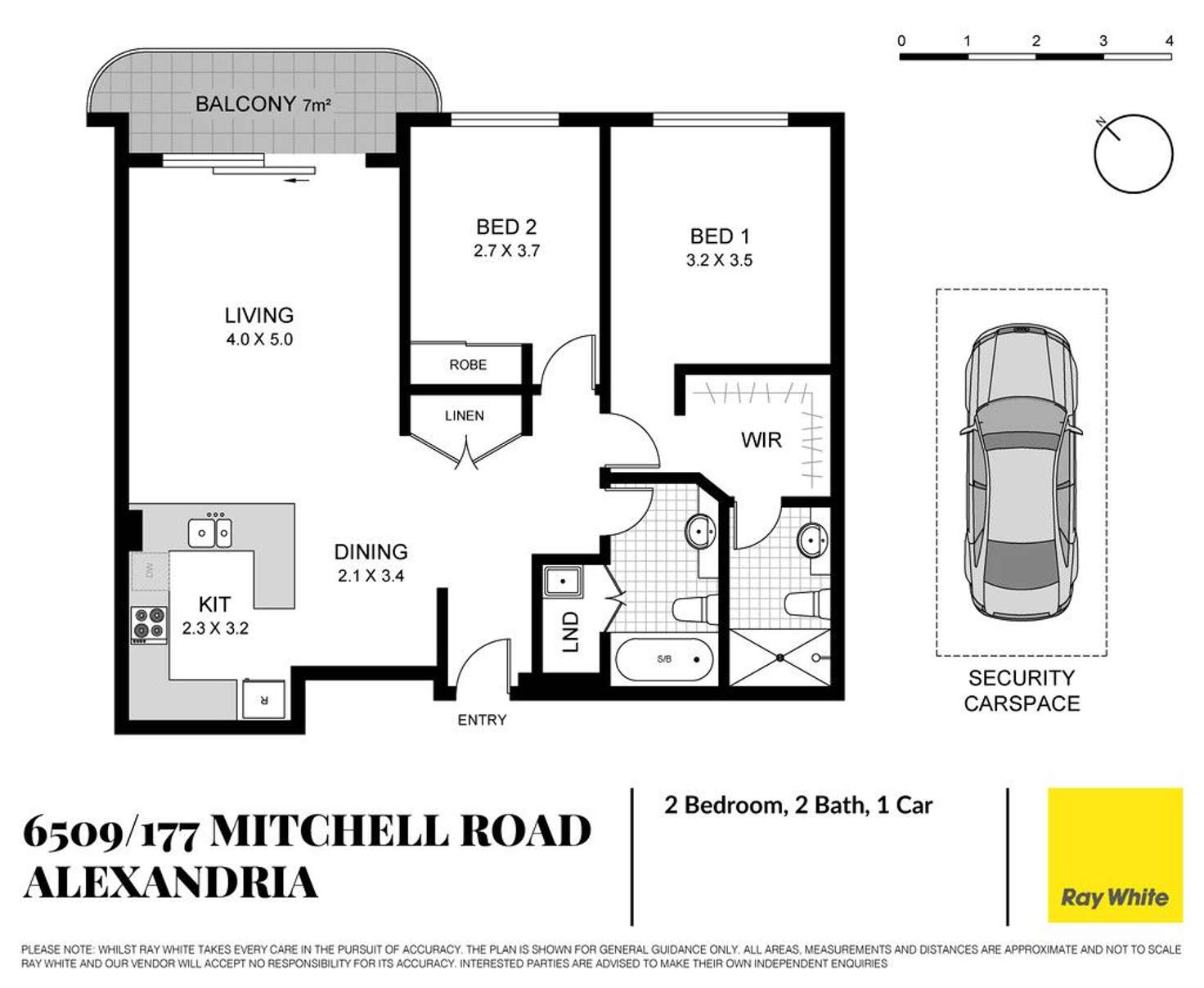 Floorplan of Homely apartment listing, 6509/177-219 Mitchell Road, Erskineville NSW 2043