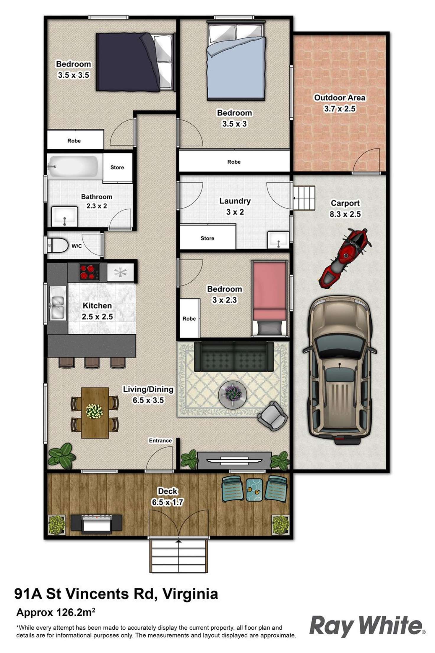 Floorplan of Homely house listing, 91A Saint Vincents Road, Virginia QLD 4014