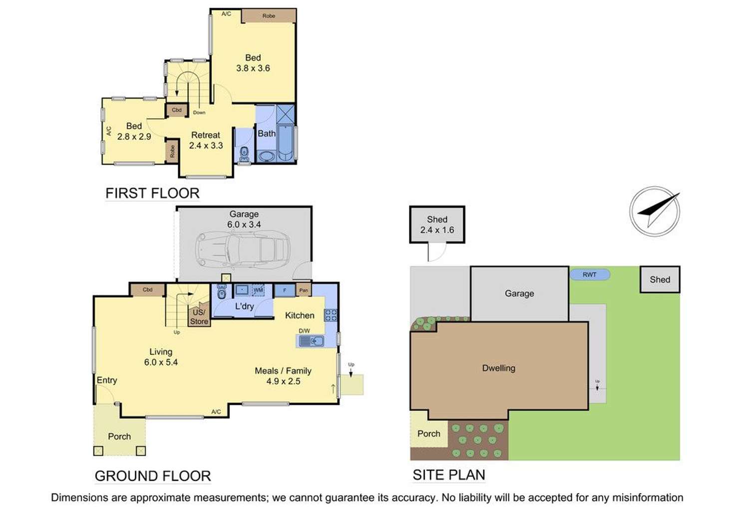 Floorplan of Homely townhouse listing, 6/320 Canterbury Road, Bayswater North VIC 3153