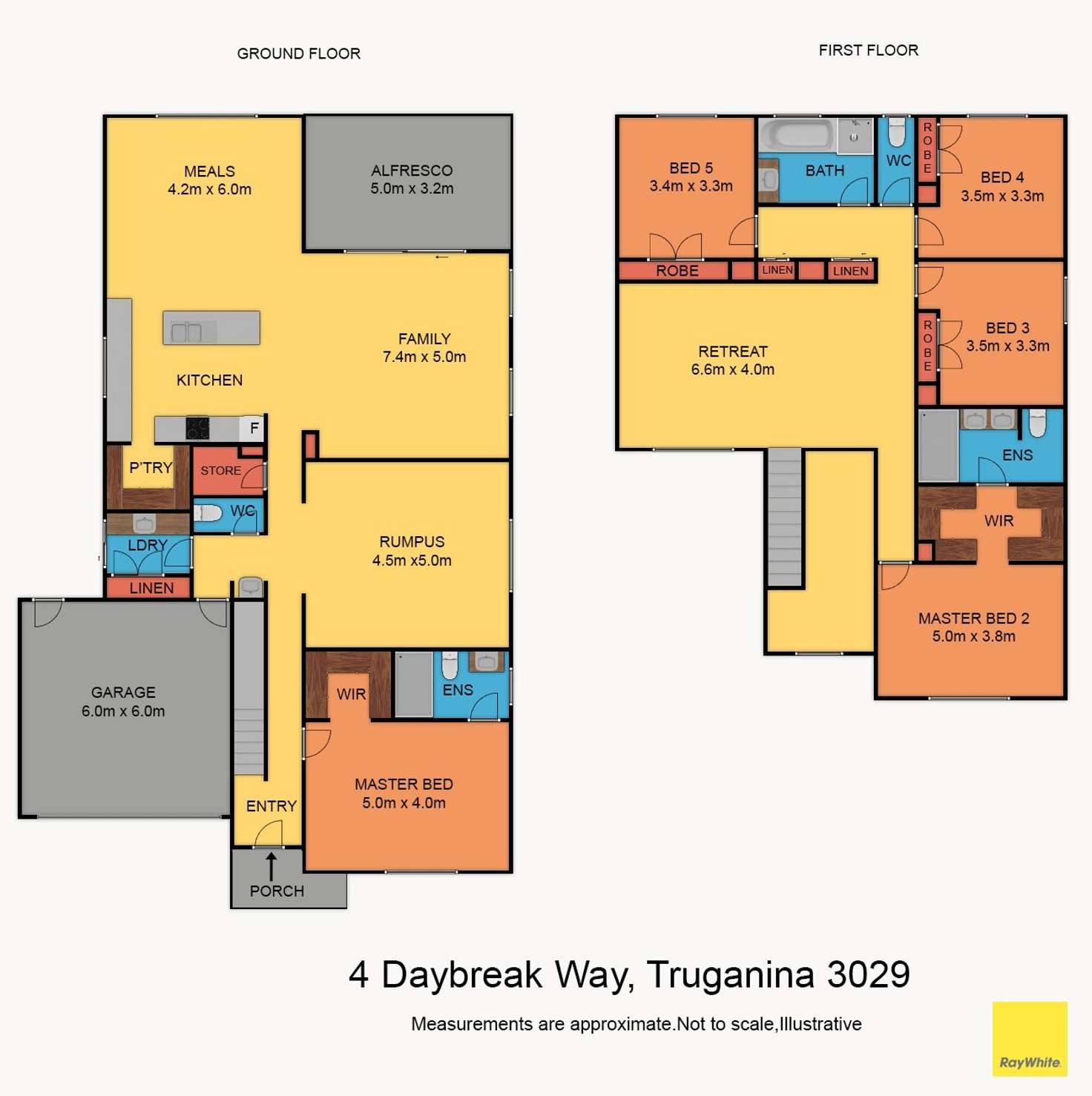 Floorplan of Homely house listing, 4 Daybreak Way, Truganina VIC 3029