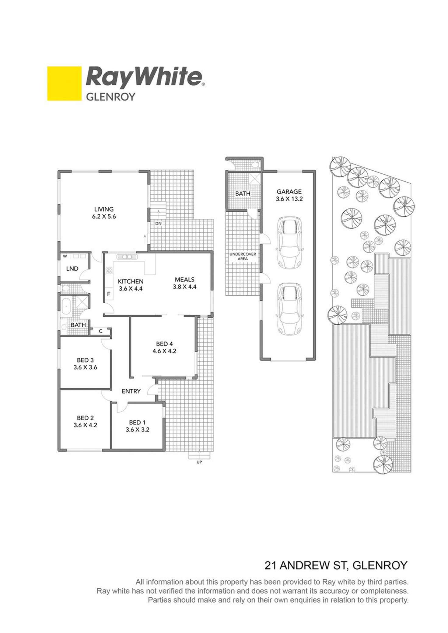 Floorplan of Homely house listing, 21 Andrew Street, Glenroy VIC 3046