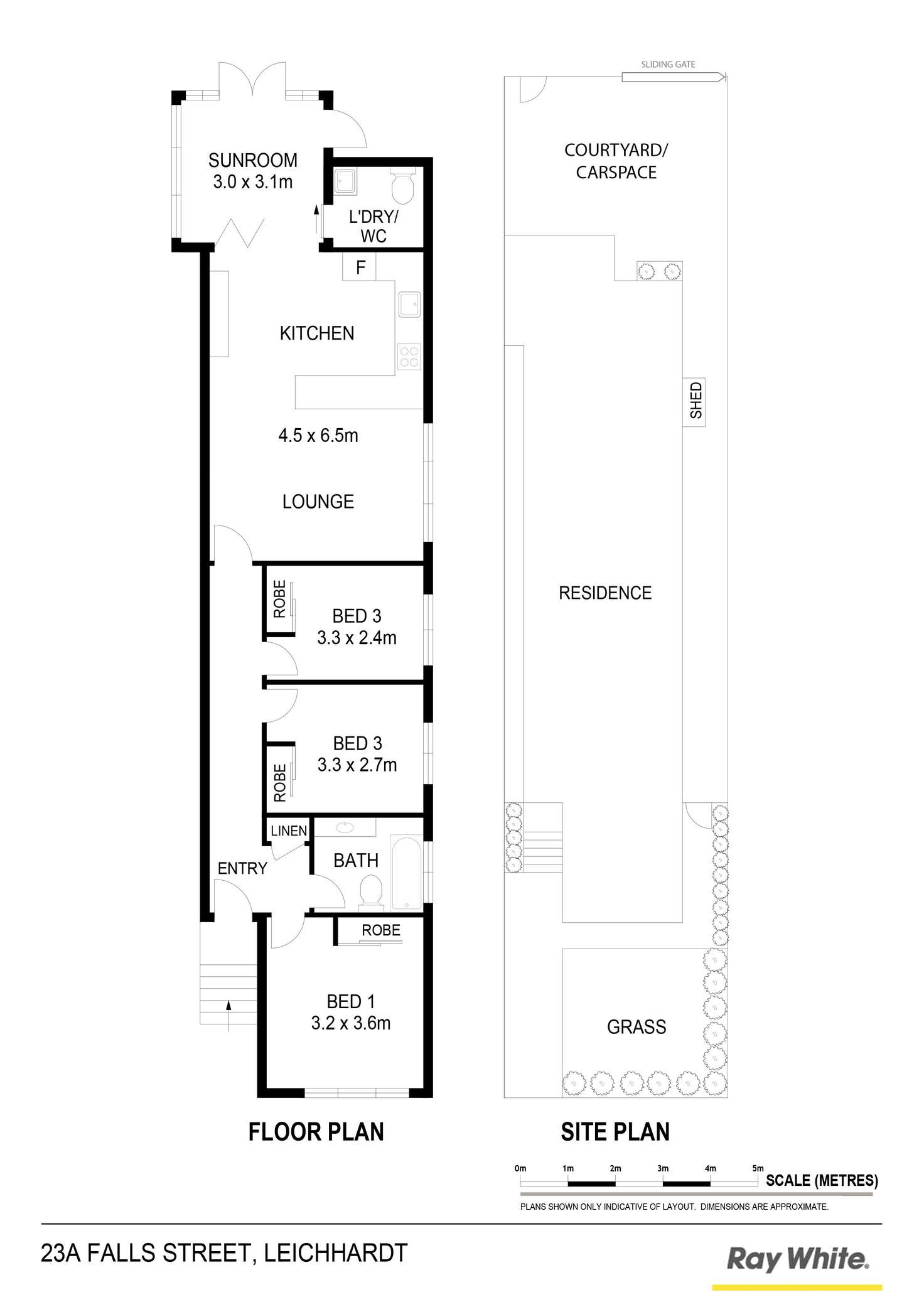 Floorplan of Homely house listing, 23a Falls Street, Leichhardt NSW 2040