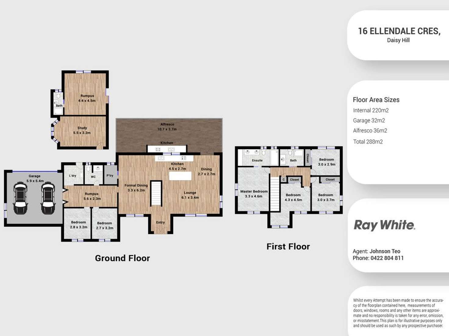 Floorplan of Homely house listing, 16 Ellendale Crescent, Daisy Hill QLD 4127