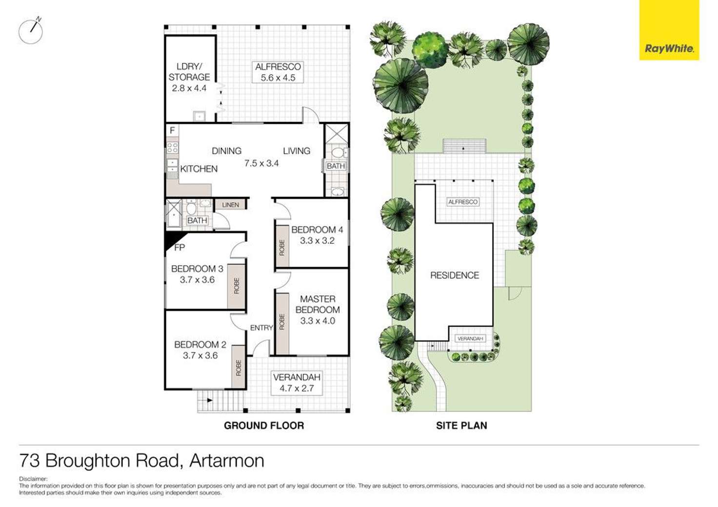 Floorplan of Homely house listing, 73 Broughton Road, Artarmon NSW 2064