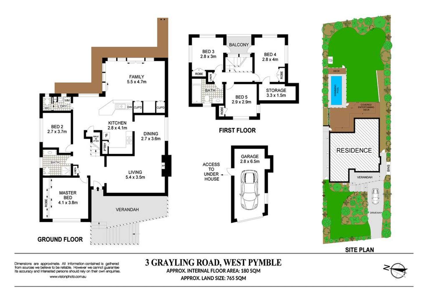 Floorplan of Homely house listing, 3 Grayling Road, West Pymble NSW 2073
