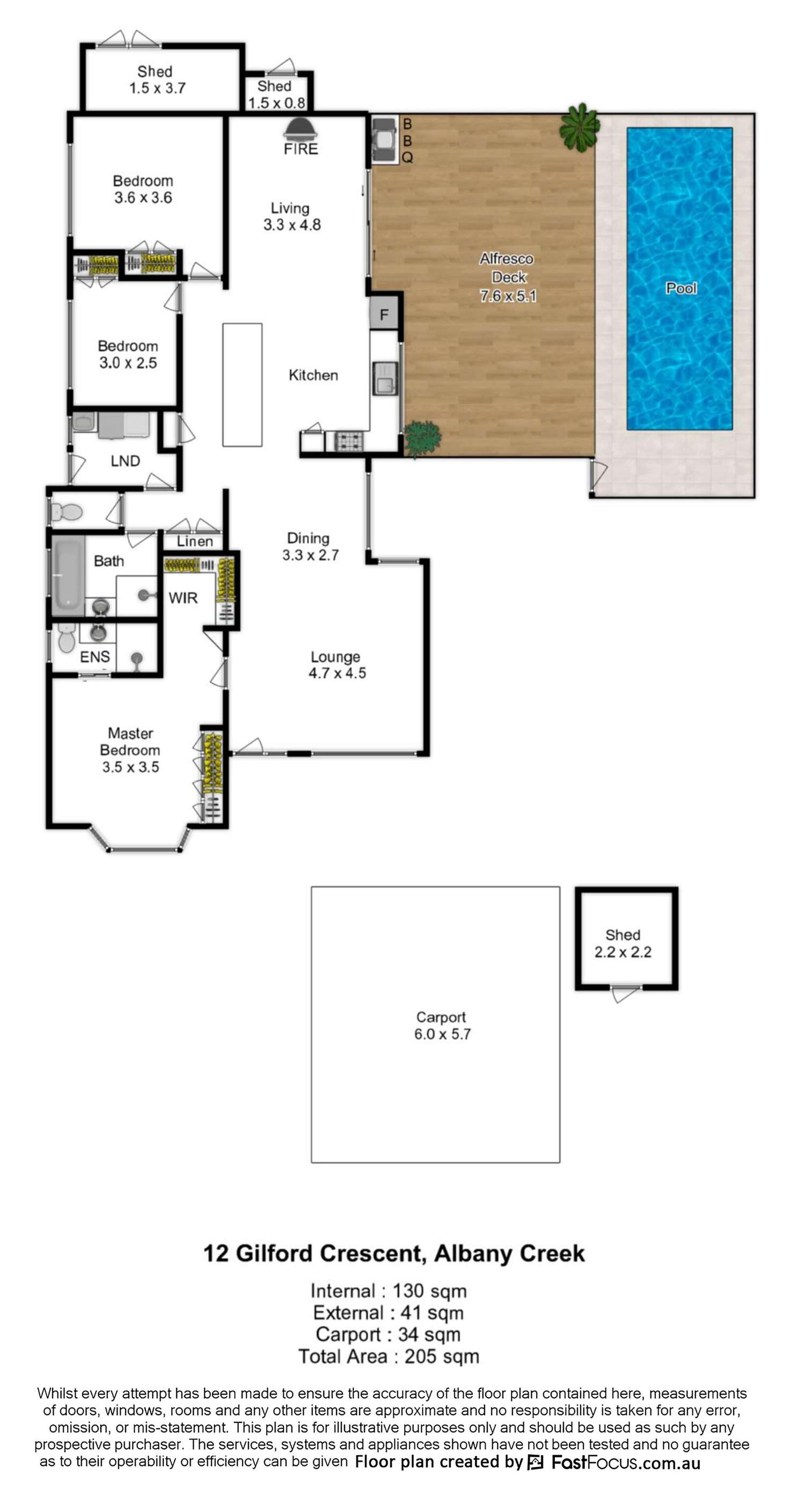 Floorplan of Homely house listing, 12 Gilford Crescent, Albany Creek QLD 4035
