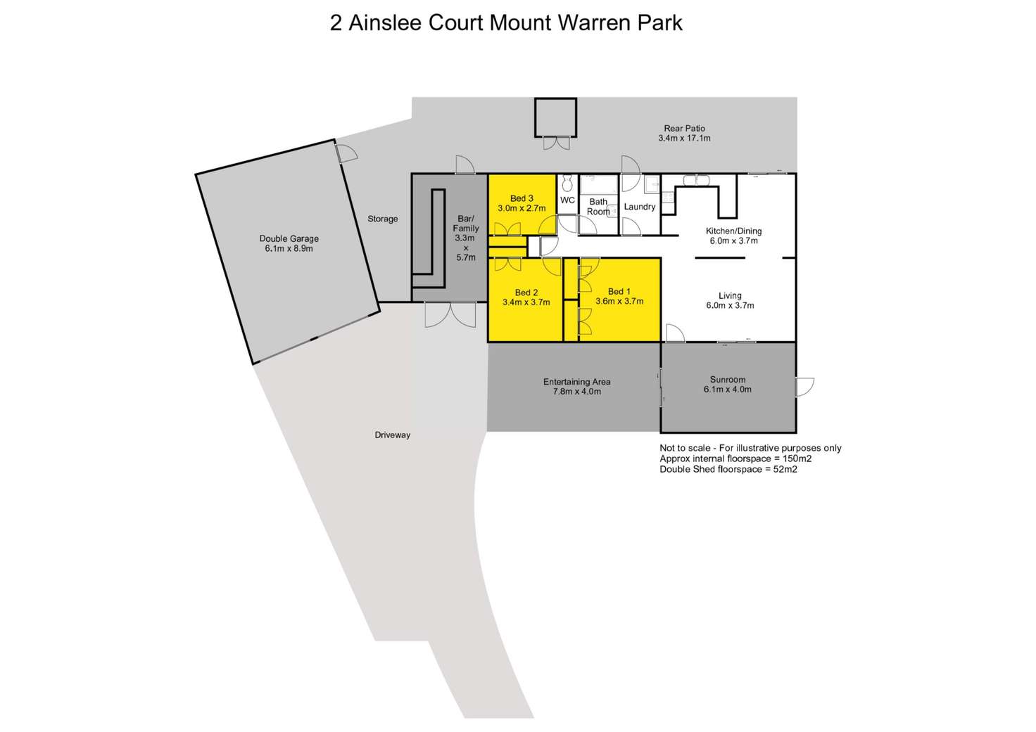Floorplan of Homely house listing, 2 Ainslee Court, Mount Warren Park QLD 4207