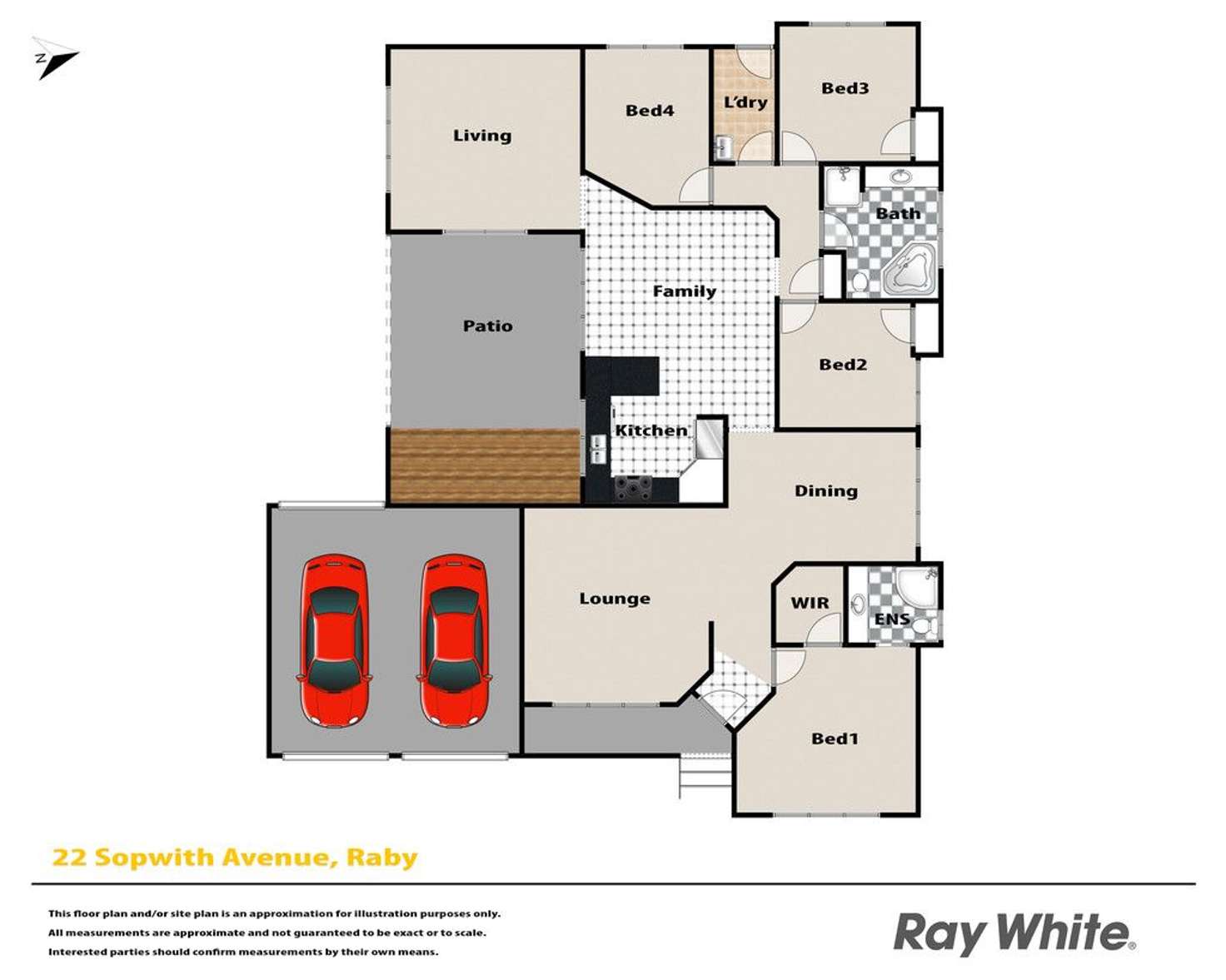 Floorplan of Homely house listing, 22 Sopwith Avenue, Raby NSW 2566