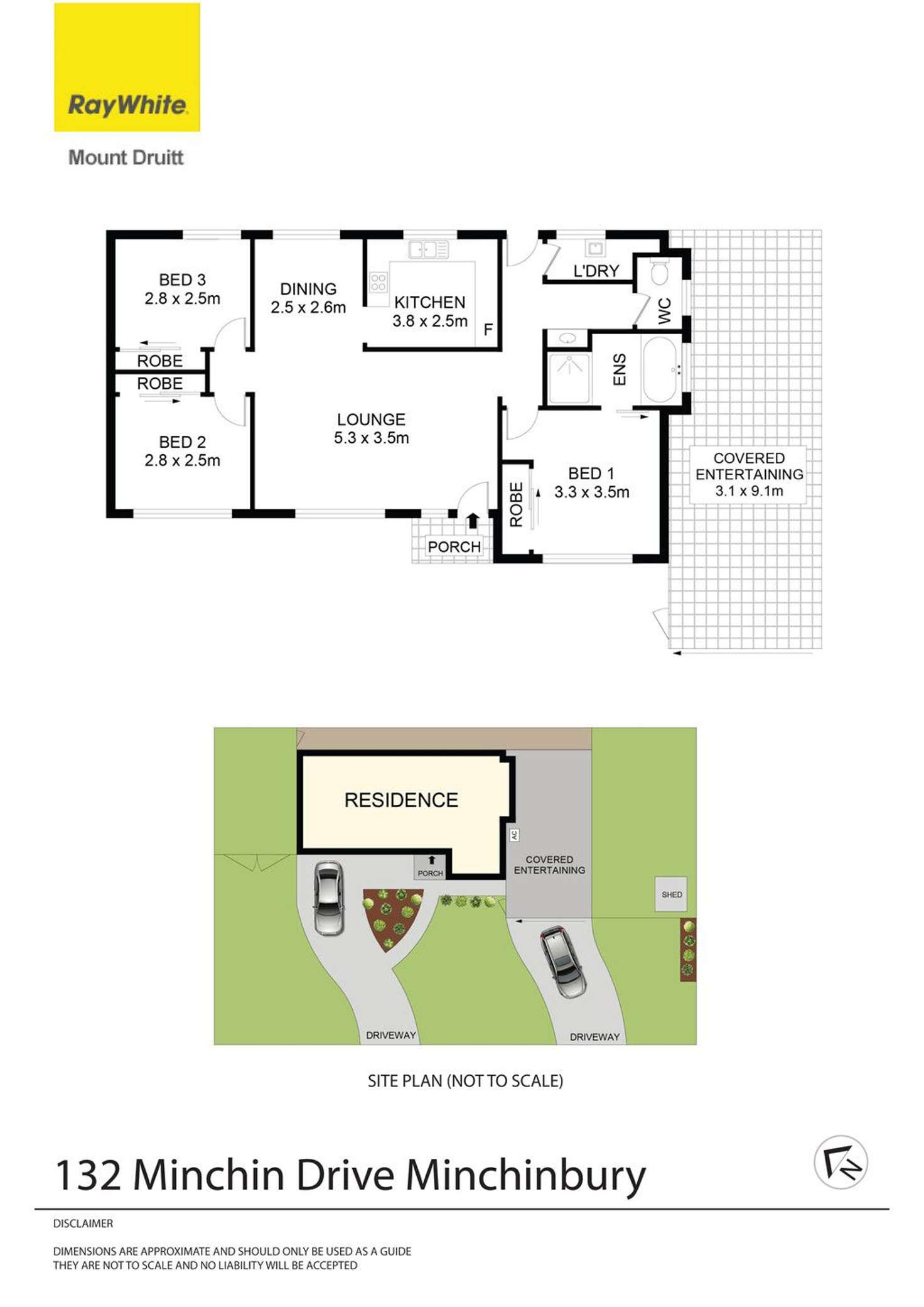 Floorplan of Homely house listing, 132 Minchin Drive, Minchinbury NSW 2770