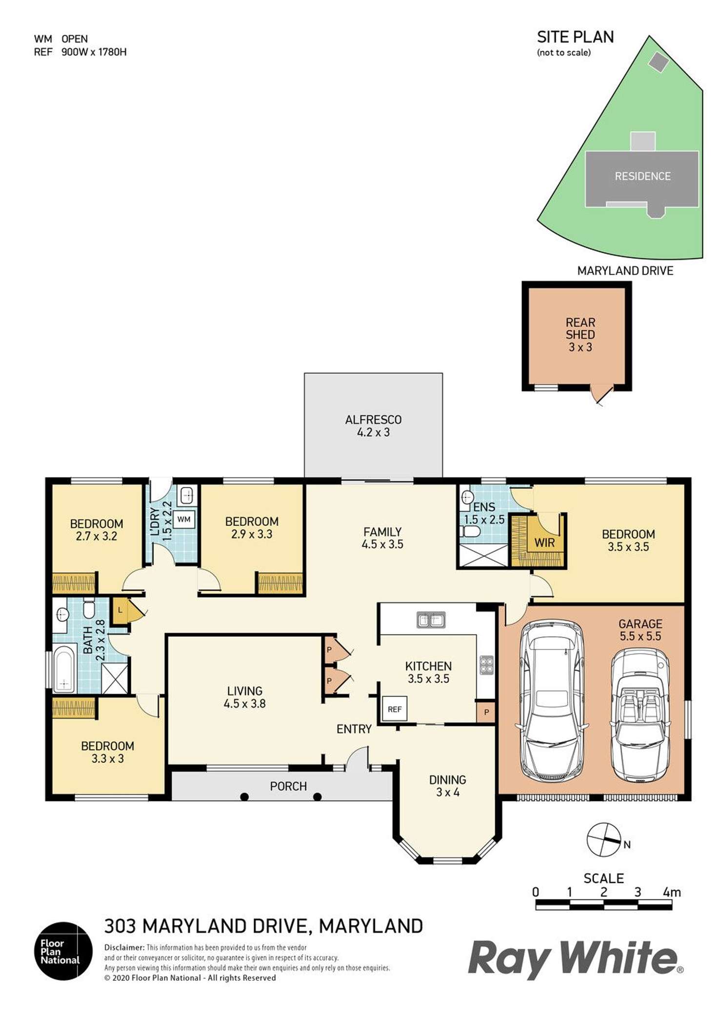 Floorplan of Homely house listing, 303 Maryland Drive, Maryland NSW 2287