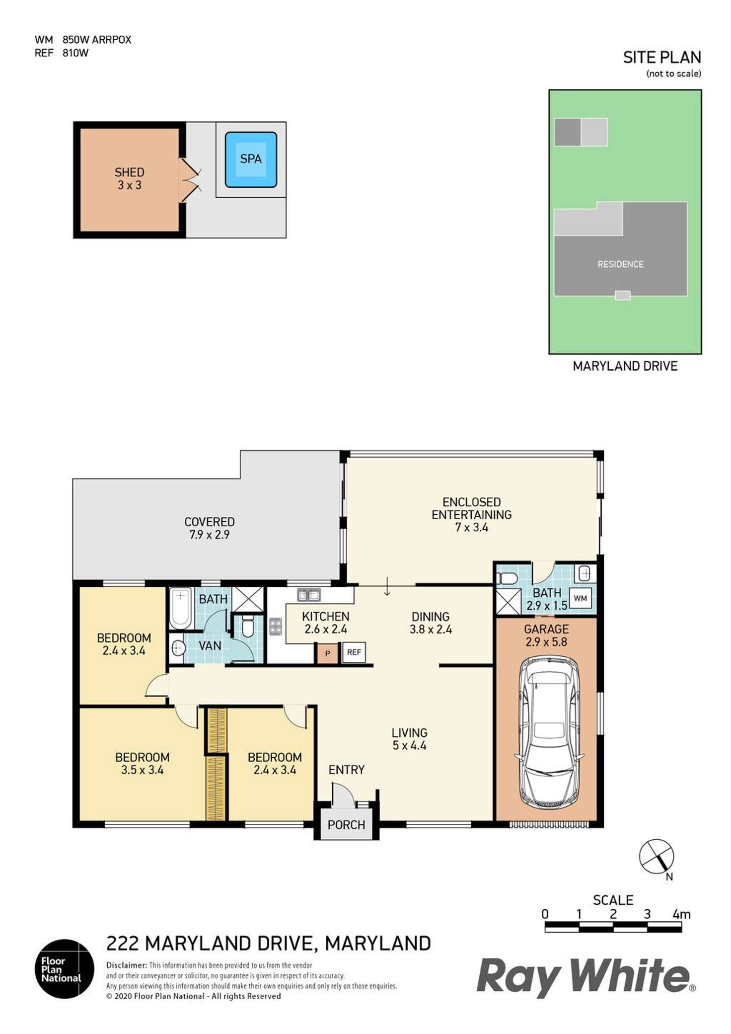 Floorplan of Homely house listing, 222 Maryland Drive, Maryland NSW 2287