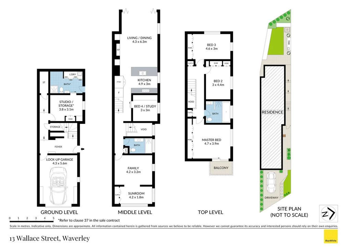 Floorplan of Homely house listing, 13 Wallace Street, Waverley NSW 2024
